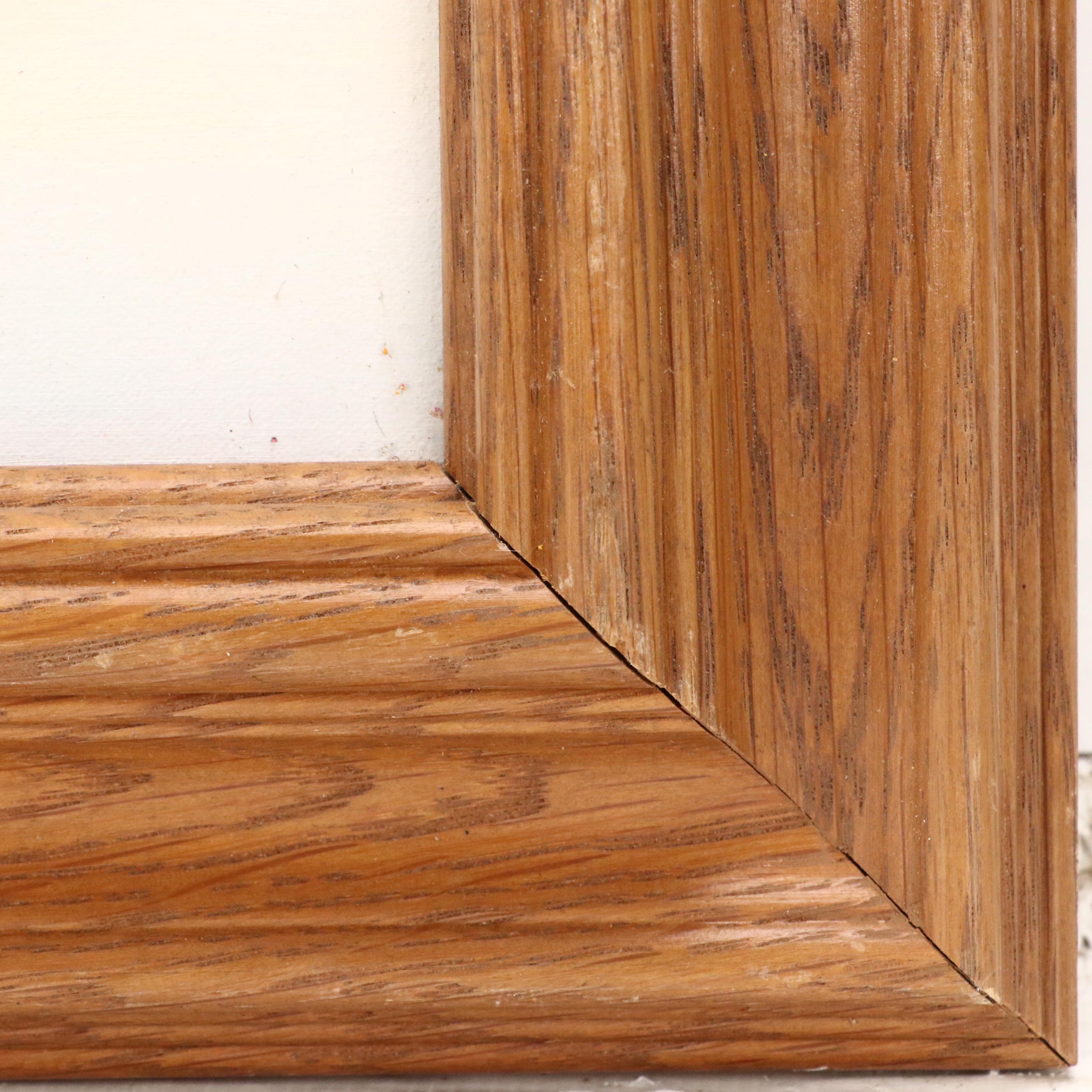 Linda Wilson Oil Painting Still Life of Roses and Tea Set, Late 20th Century