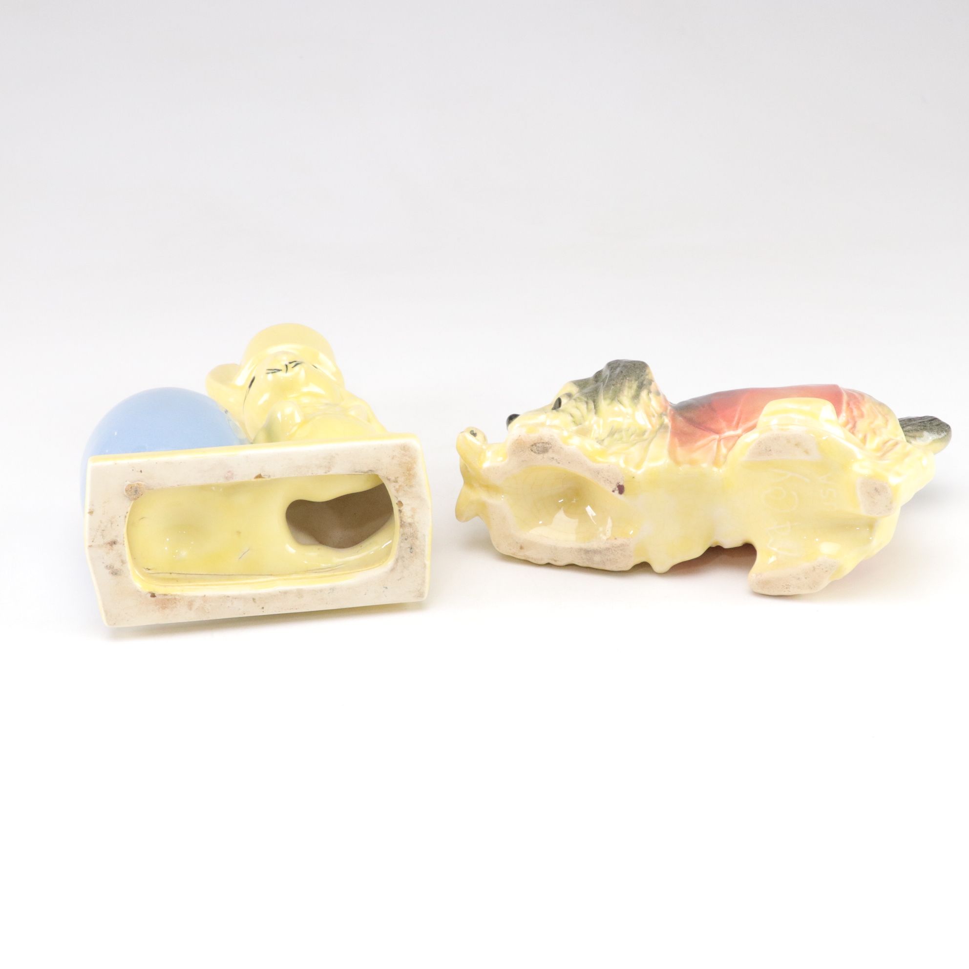 Ceramic Genie & Horse Planters with Gilt Accents & More