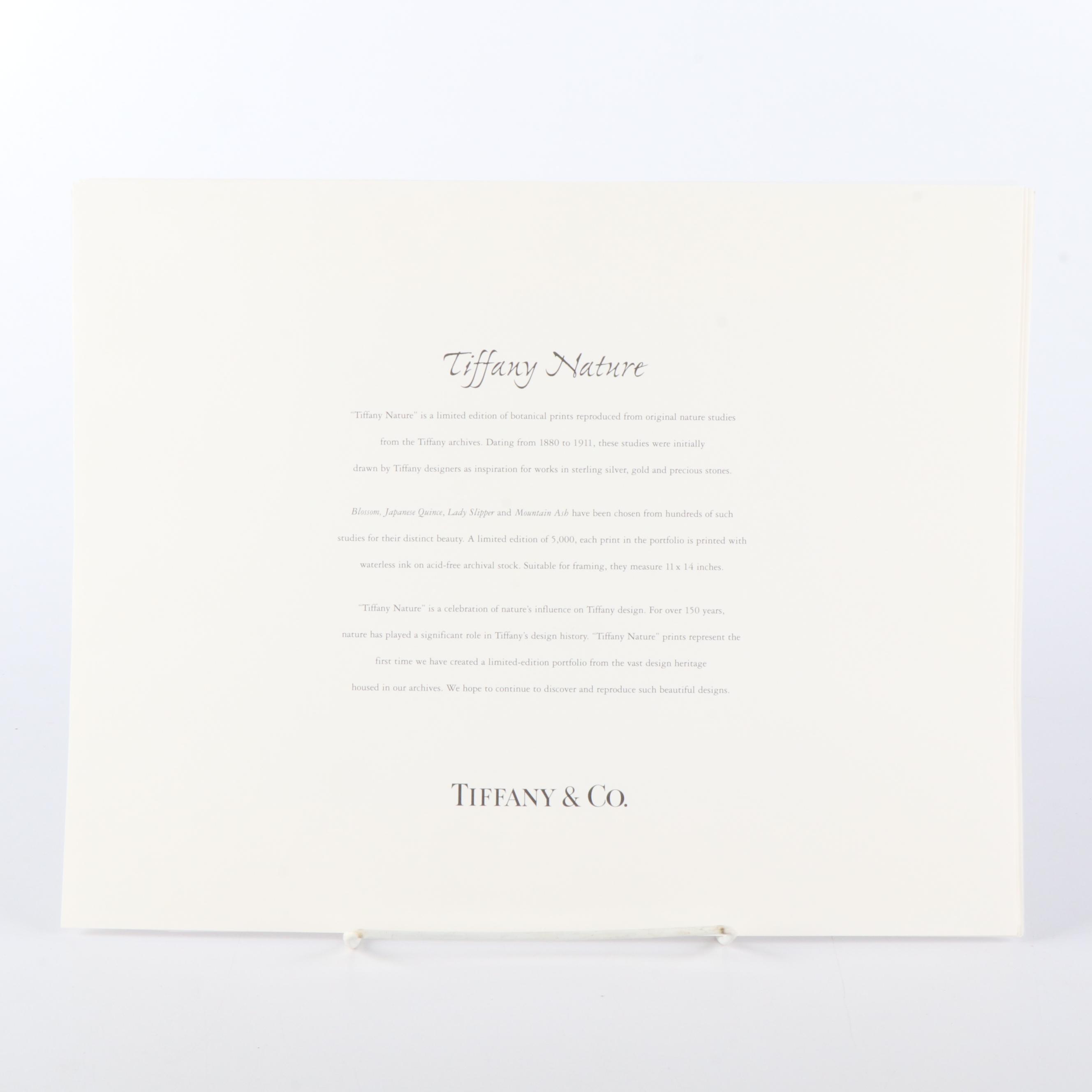 Tiffany & Co. "Tiffany Nature" Limited Edition Botanical Prints