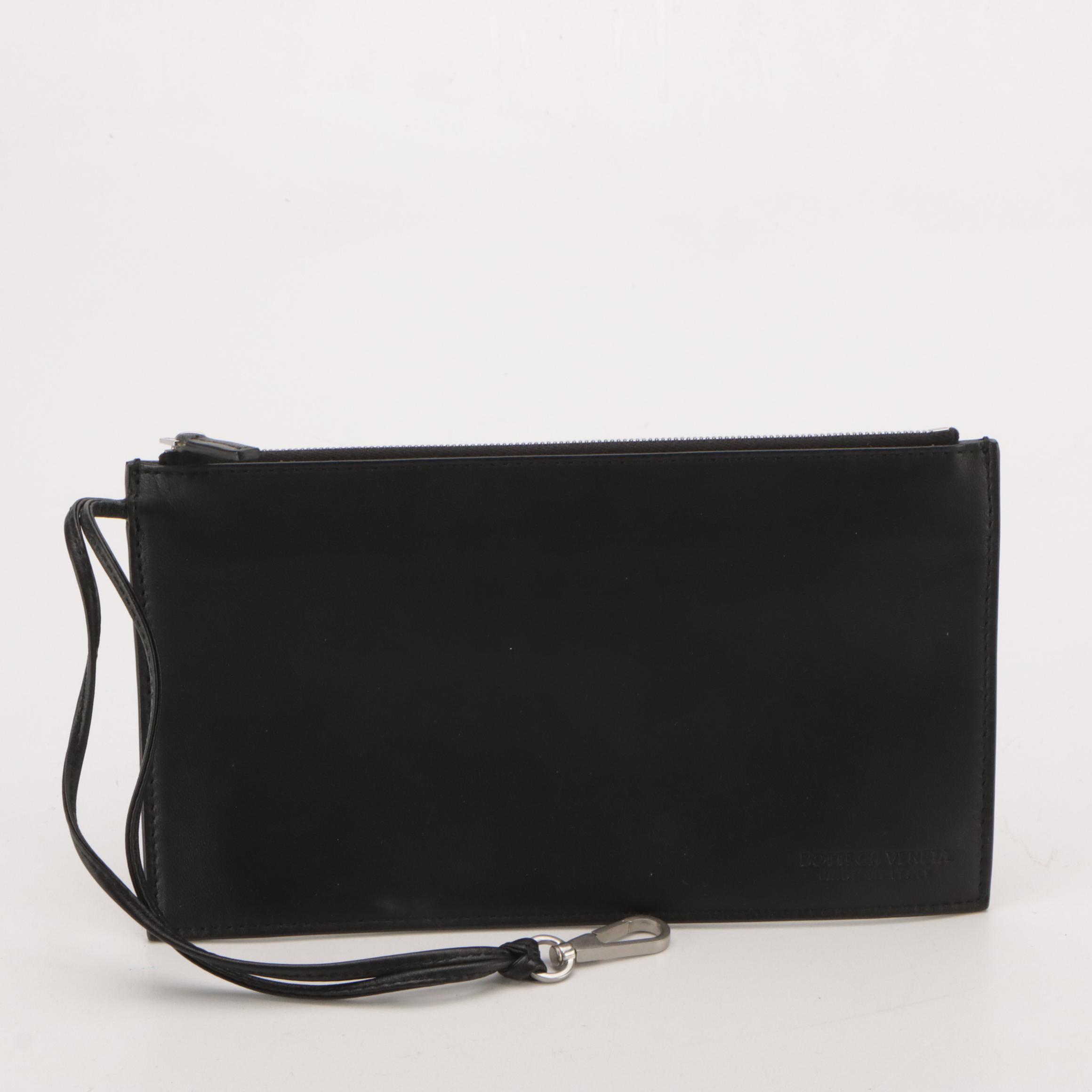 Bottega Veneta Arco Tote & Zip Pouch in White Maxi Intrecciato Nappa Leather