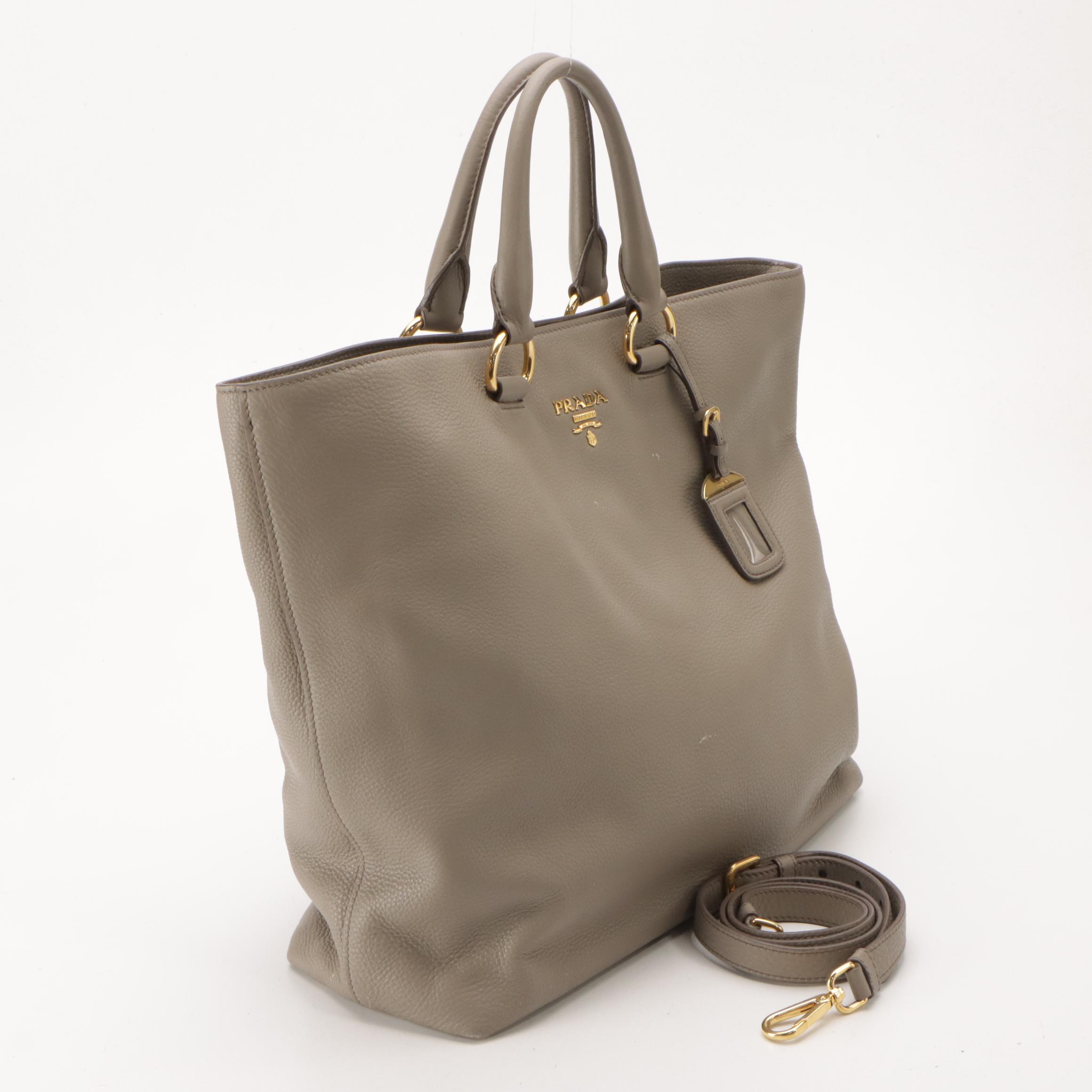 Prada Vitello Daino Leather Tote