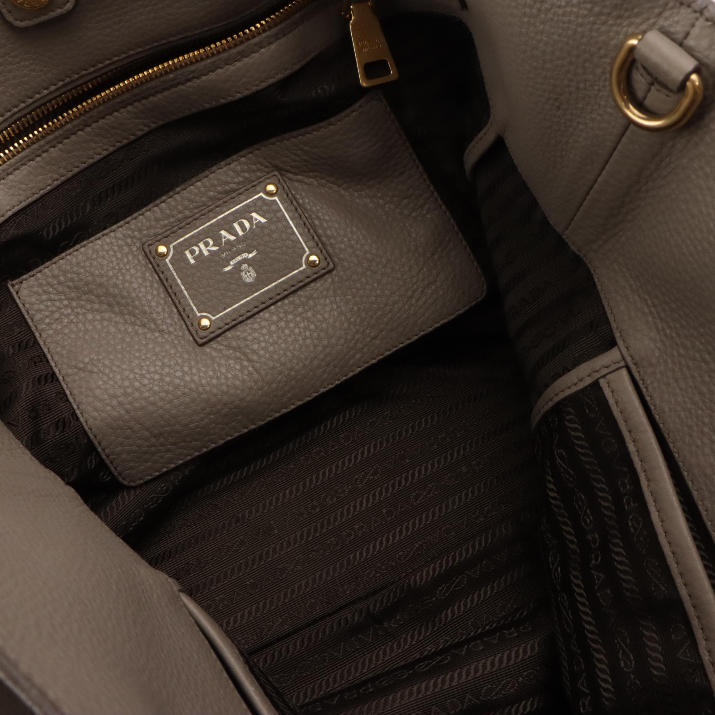 Prada Vitello Daino Leather Tote