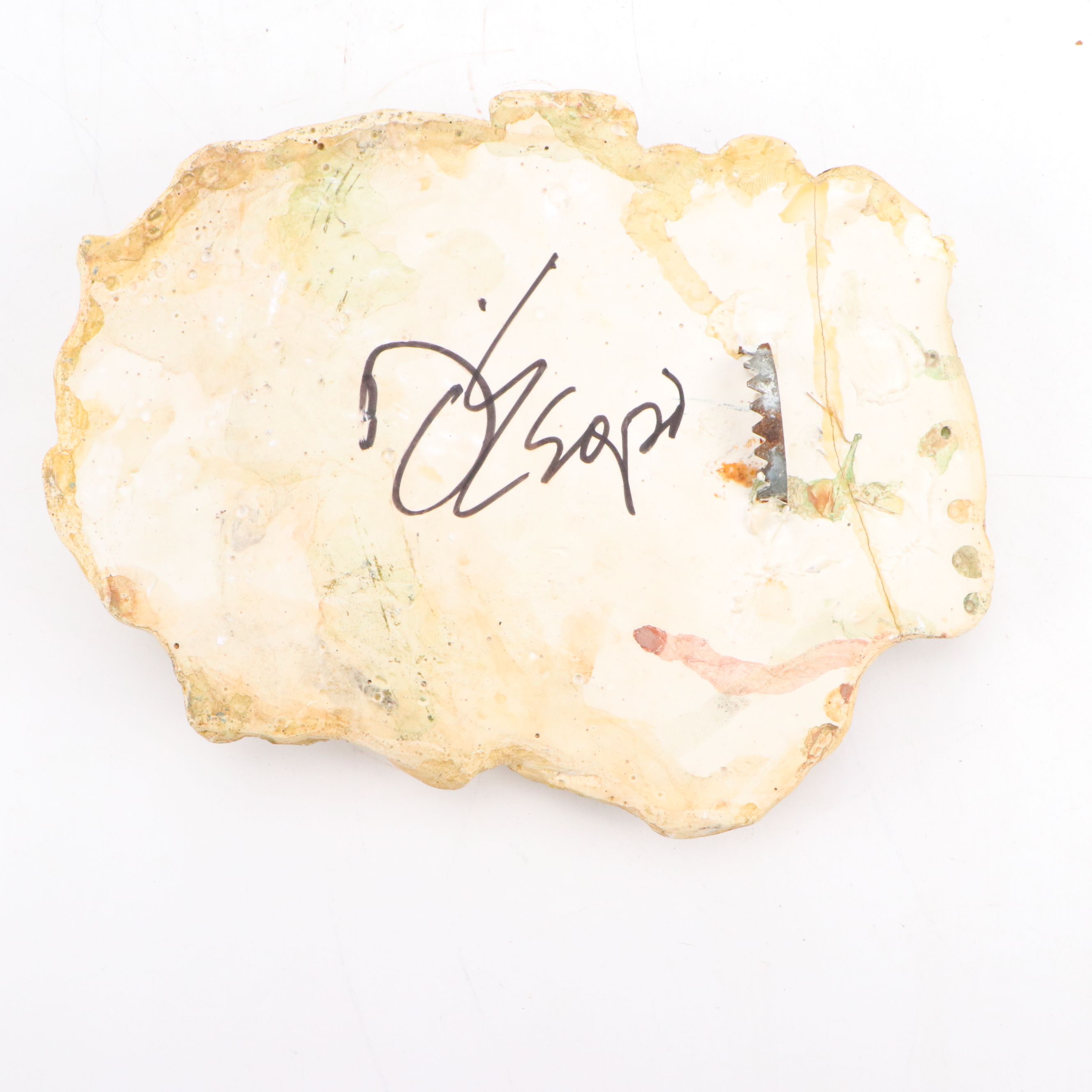 Plaster San Sebastian and Lion's Head Wall Reliefs