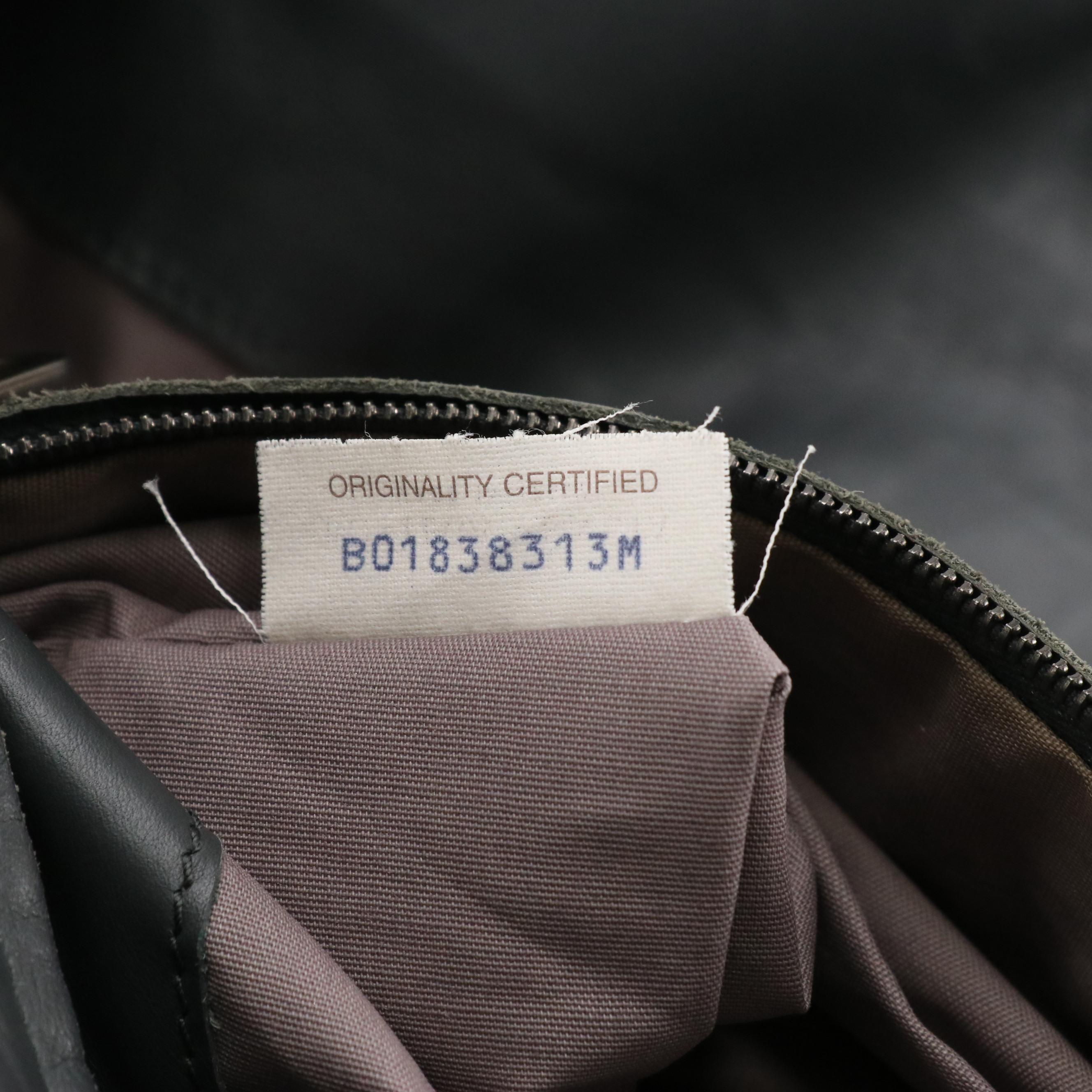 Bottega Veneta Buckle Strap Tote Bag in Grey Intrecciato Calfskin Leather