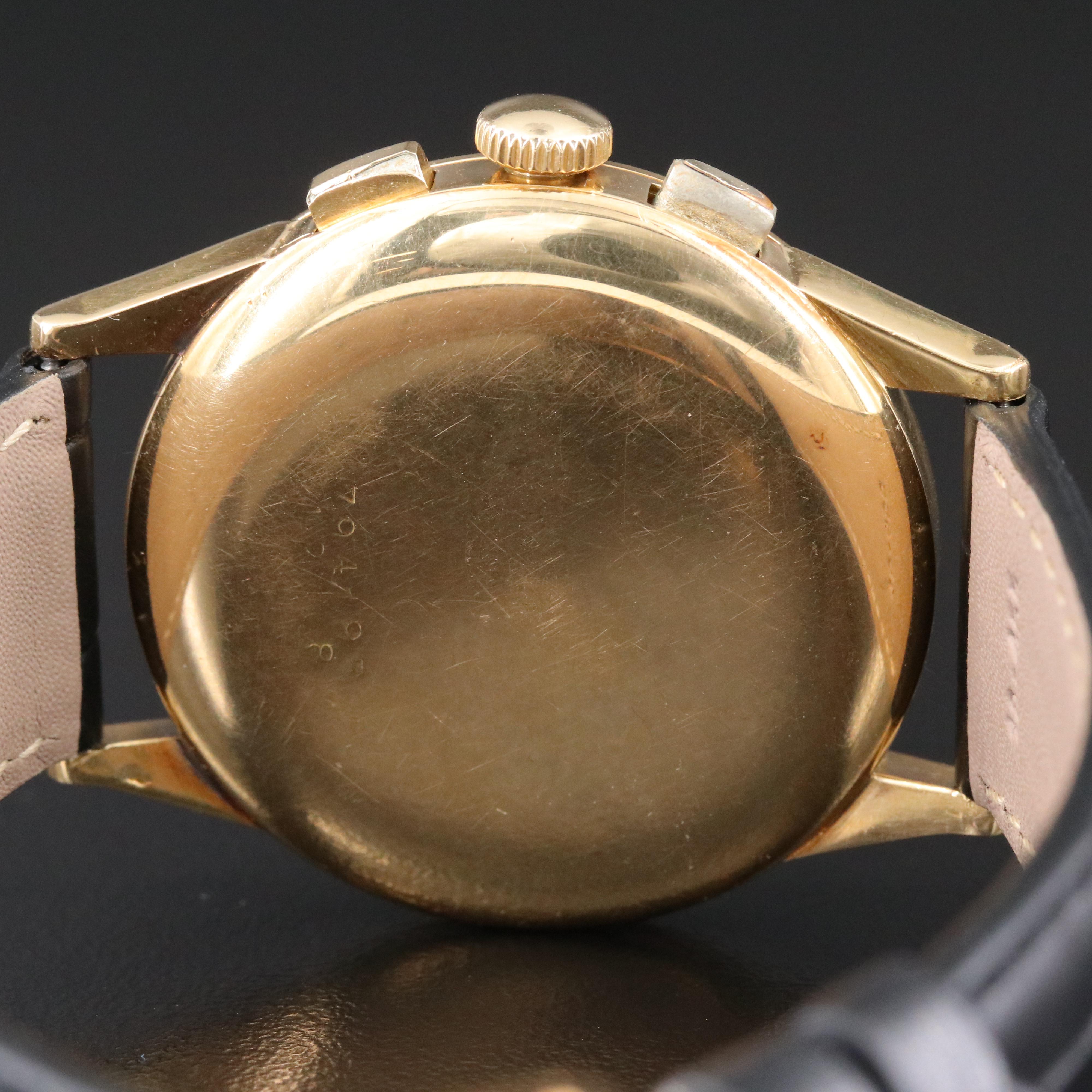 18K Zenith Chronograph Vintage Watch