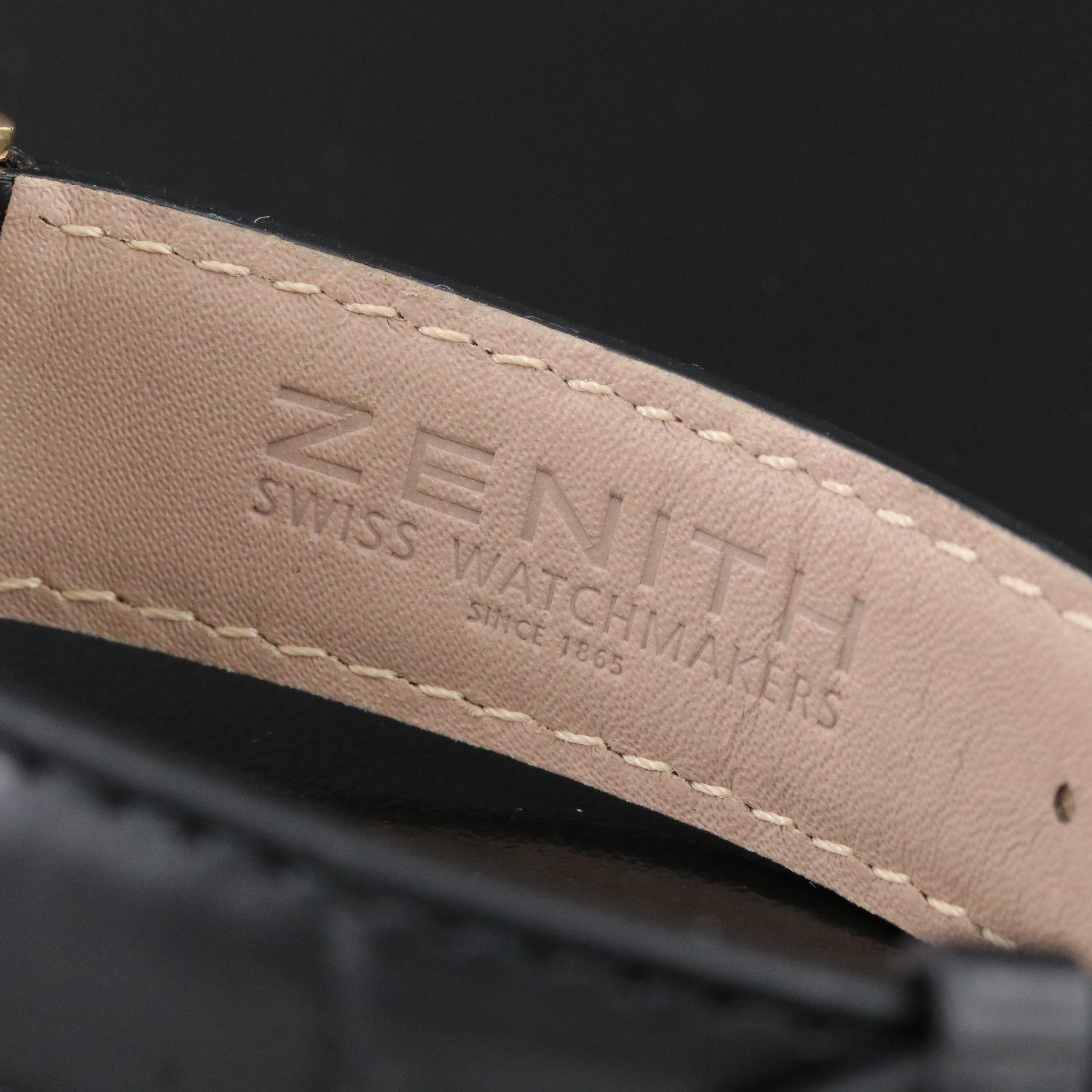 18K Zenith Chronograph Vintage Watch