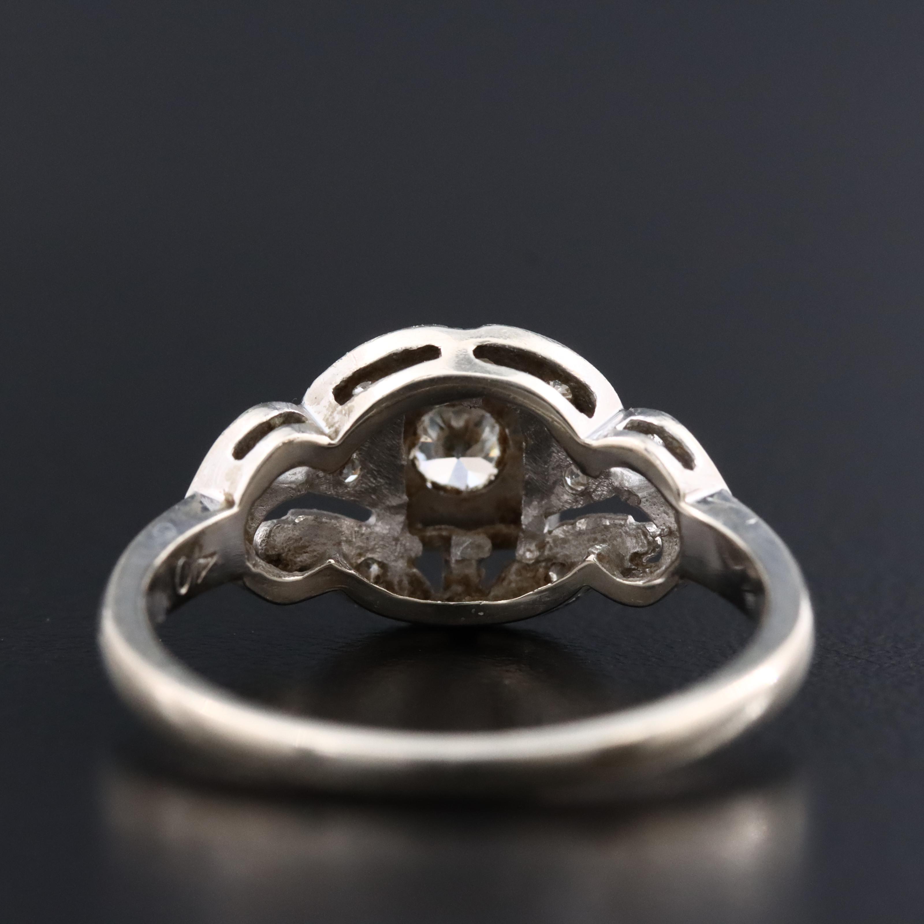 Vintage 14K 0.54 CTW Diamond Ring