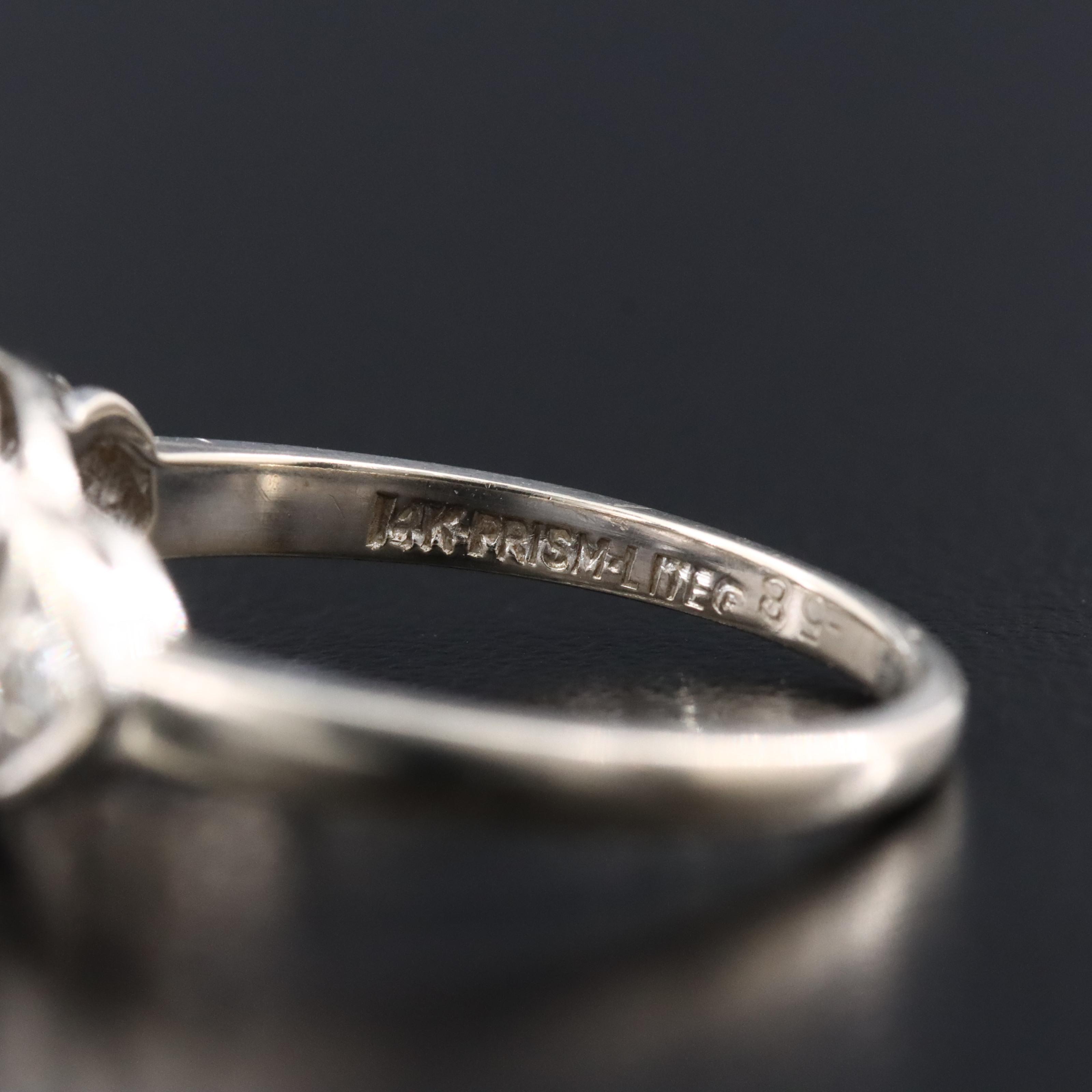 Vintage 14K 0.54 CTW Diamond Ring