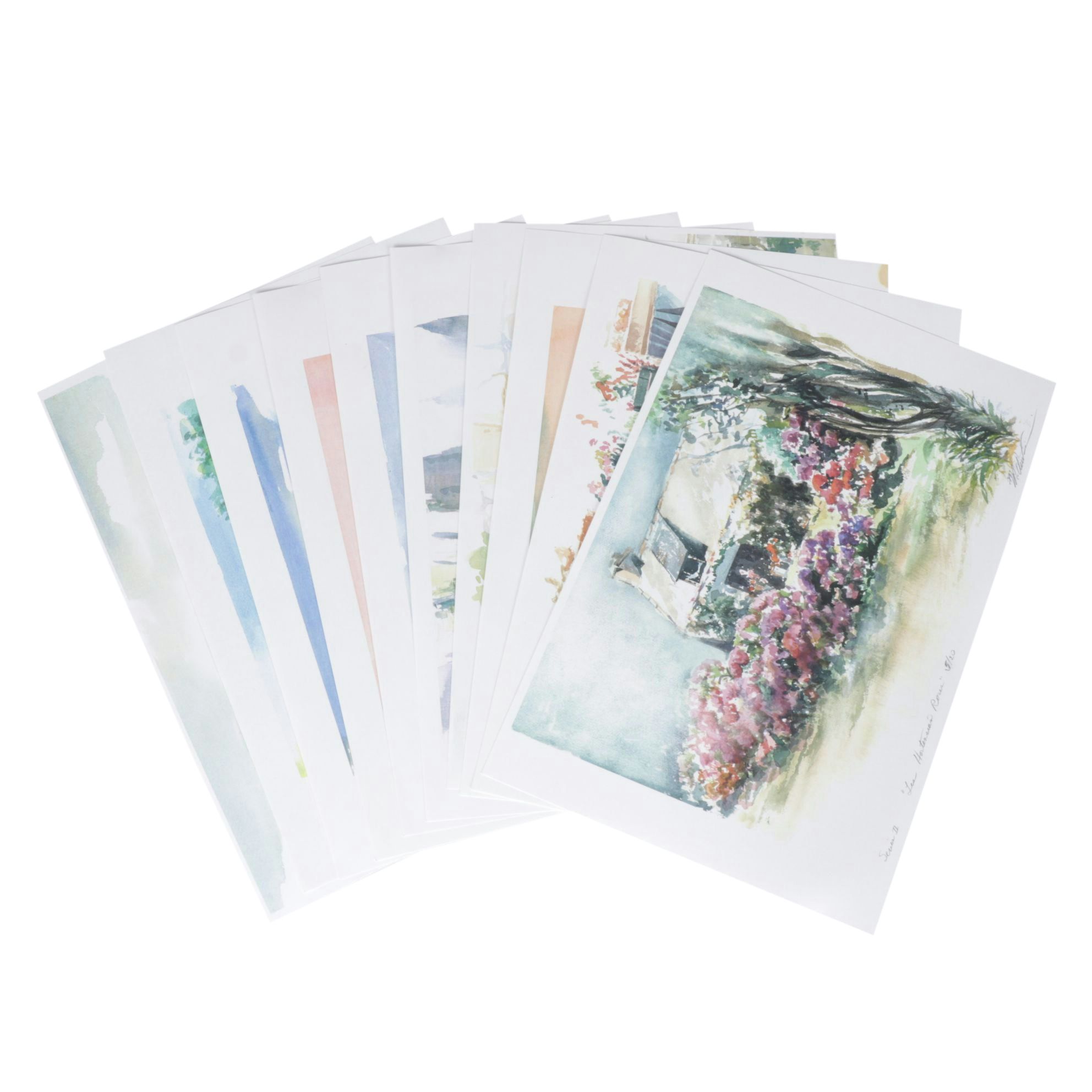 Set of Margaret Voelker-Ferrier Digital Prints of Windows, Facades, & Landscapes