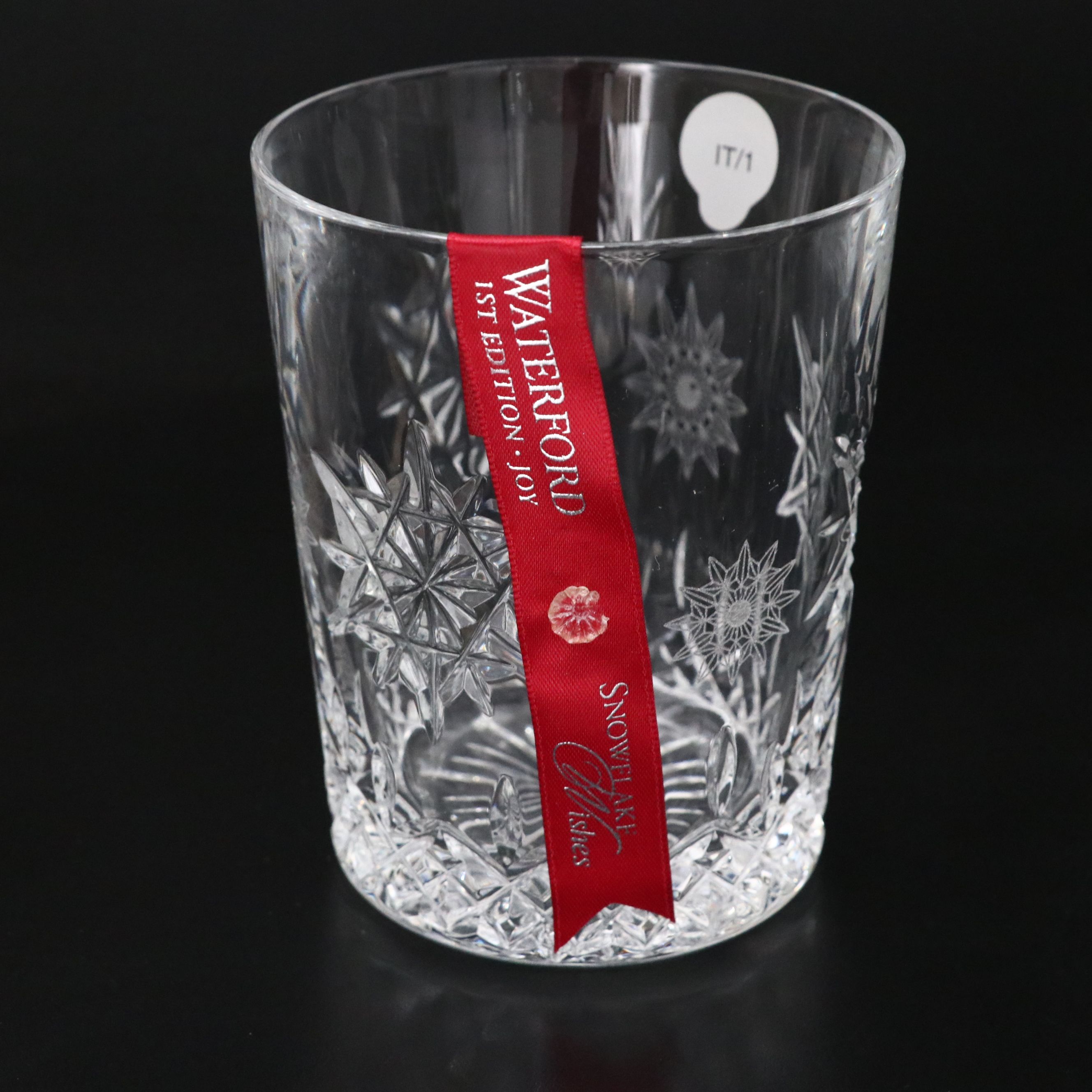 Waterford Crystal "Snowflake Wishes" Double Old Fashioned Glasses