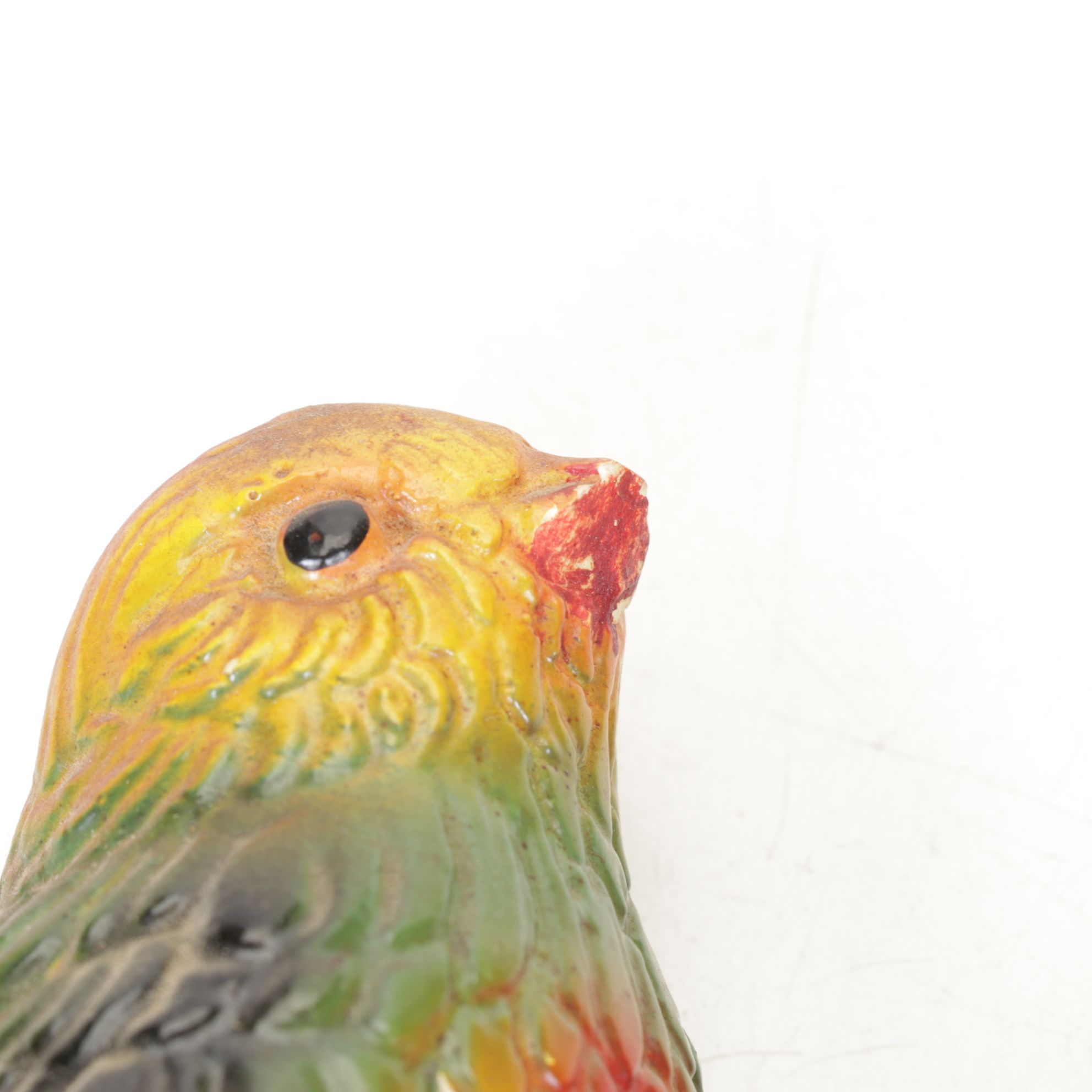 Chalkware Fruit & Bird Wall Decor