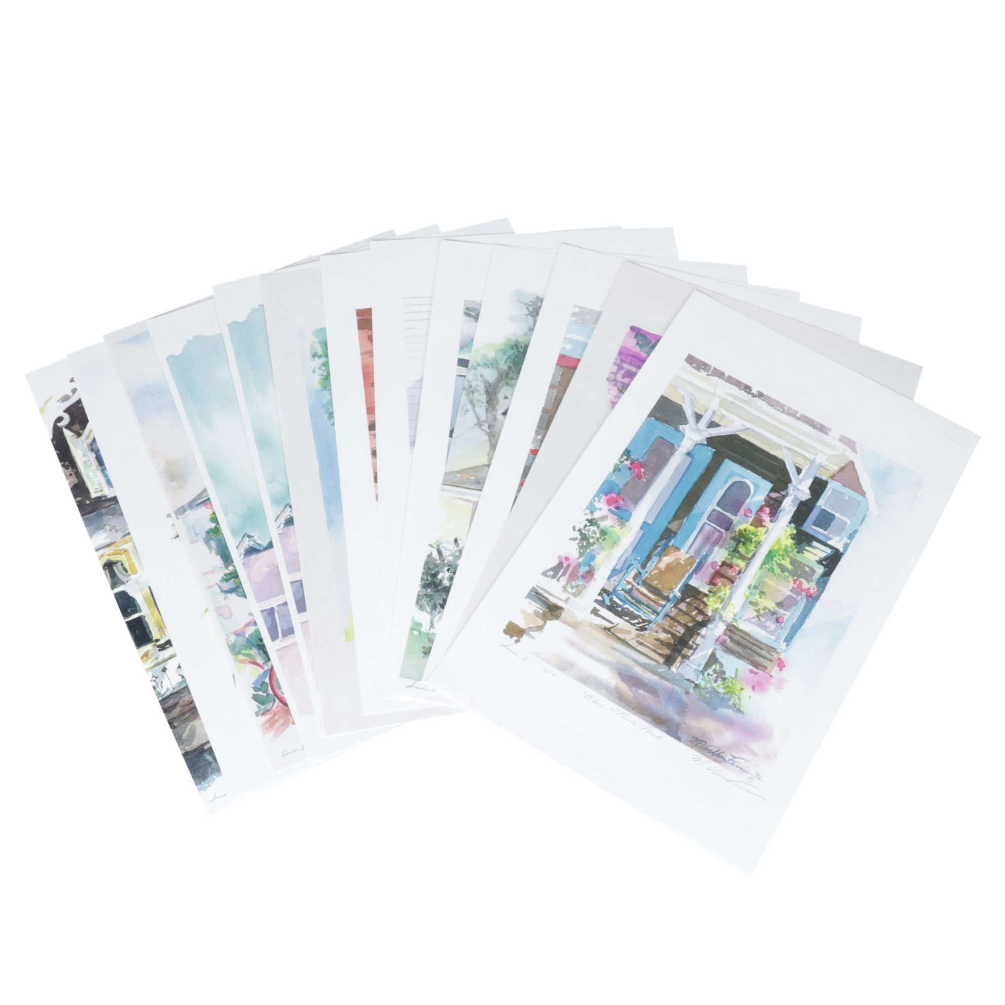 Collection of Margaret Voelker-Ferrier Digital Prints of Porches & Gardens