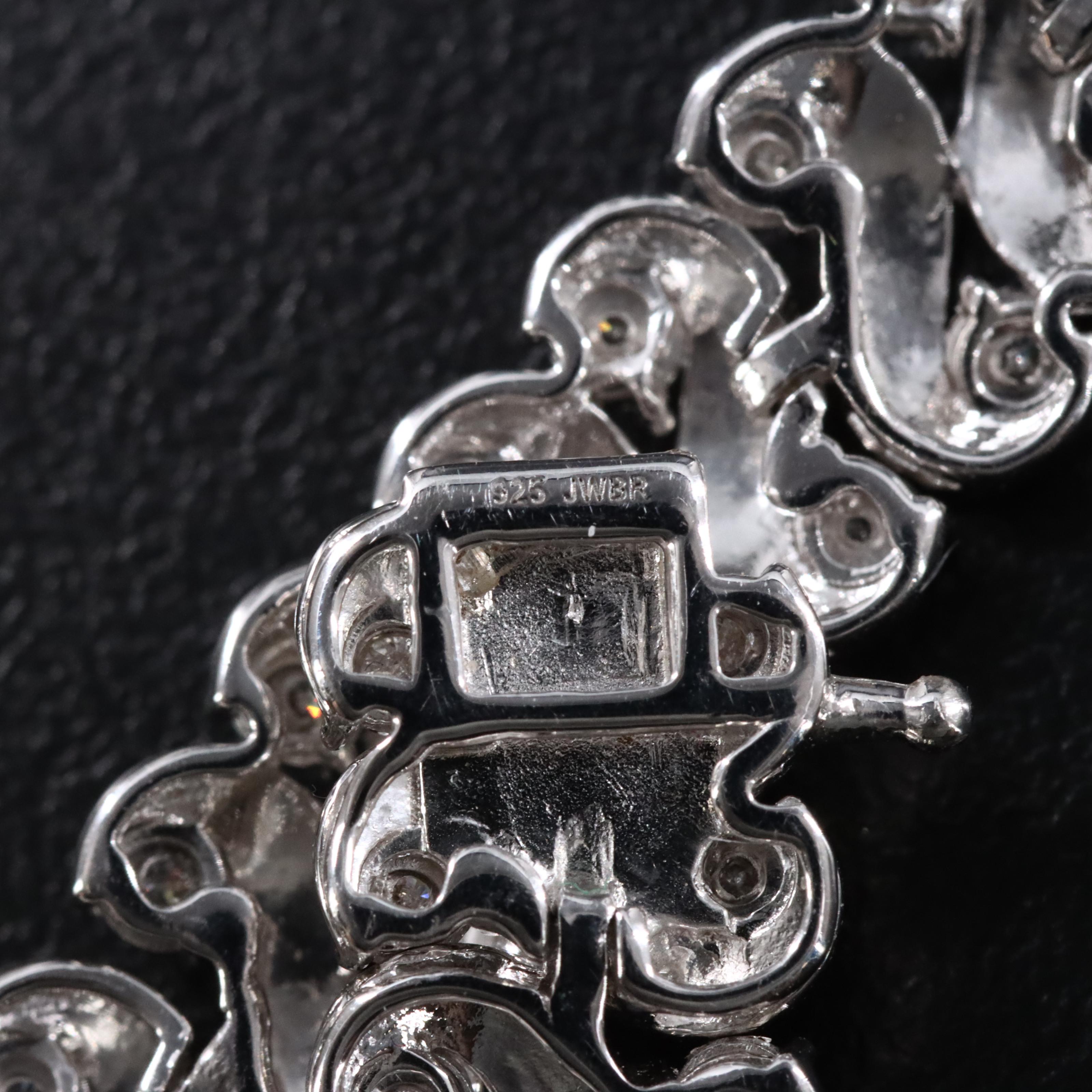 Sterling 1.03 CTW Diamond Bracelet