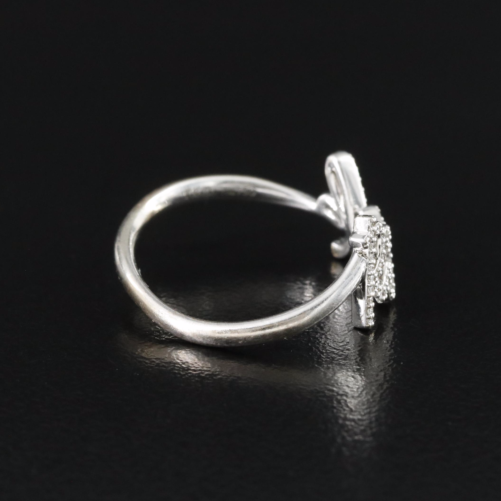 Paloma Picasso for Tiffany & Co. Graffiti 18K Diamond Mini Rock Ring