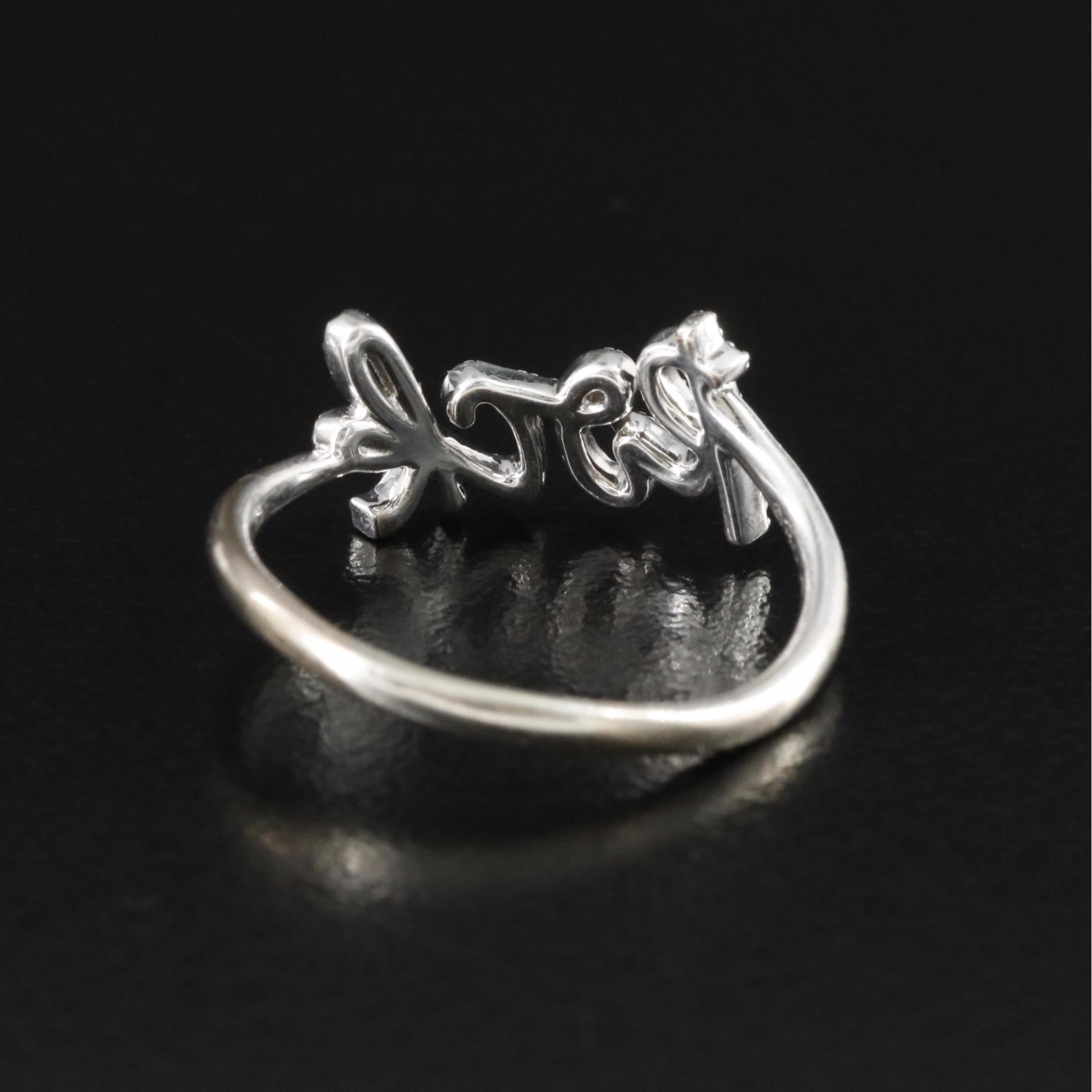 Paloma Picasso for Tiffany & Co. Graffiti 18K Diamond Mini Rock Ring