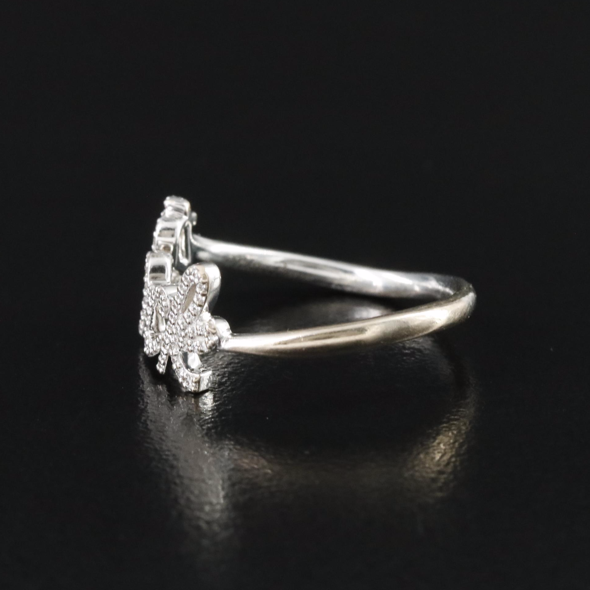 Paloma Picasso for Tiffany & Co. Graffiti 18K Diamond Mini Rock Ring