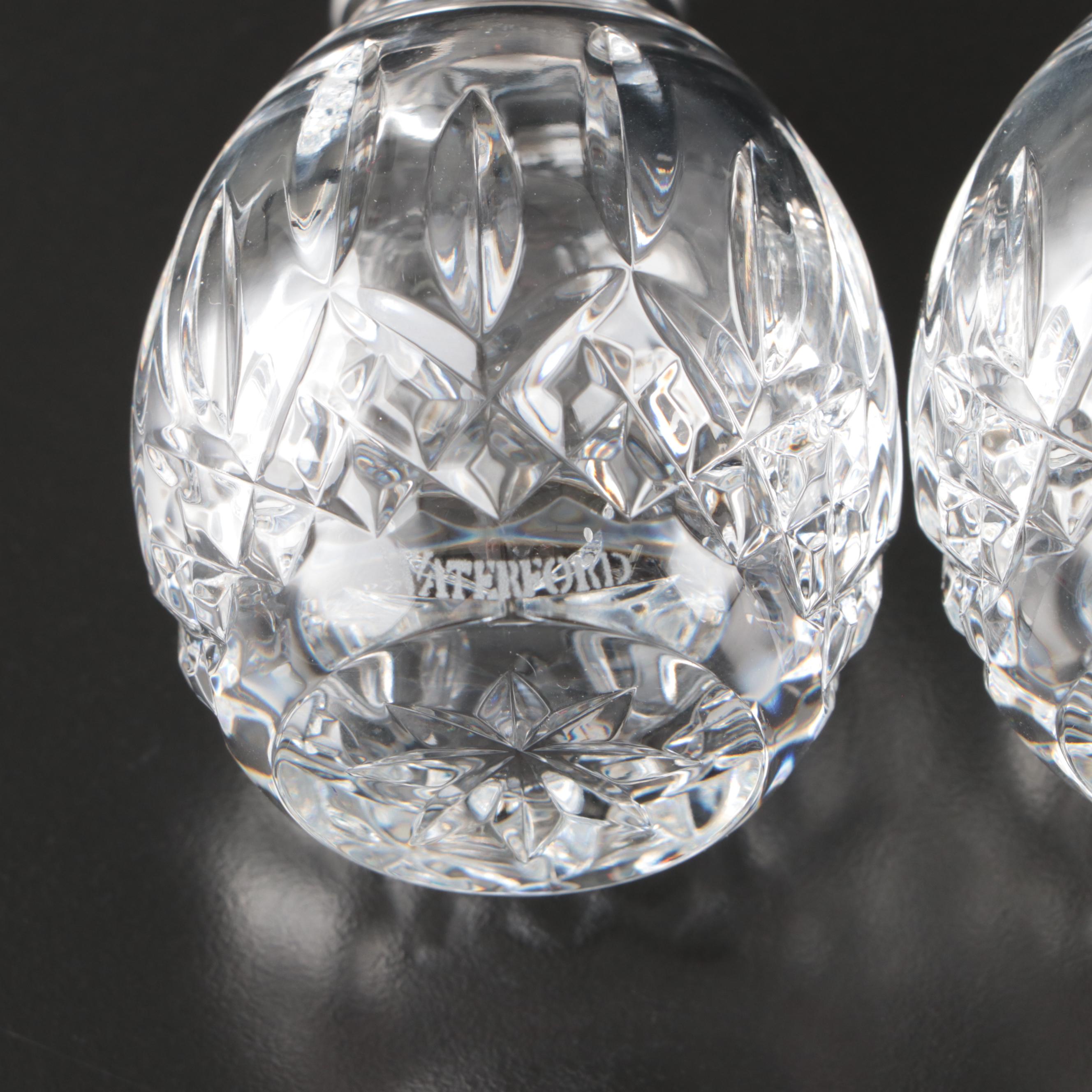 Marquis by Waterford "Brennan" Crystal Tray, "Lismore" Shakers and Crystal Bowls