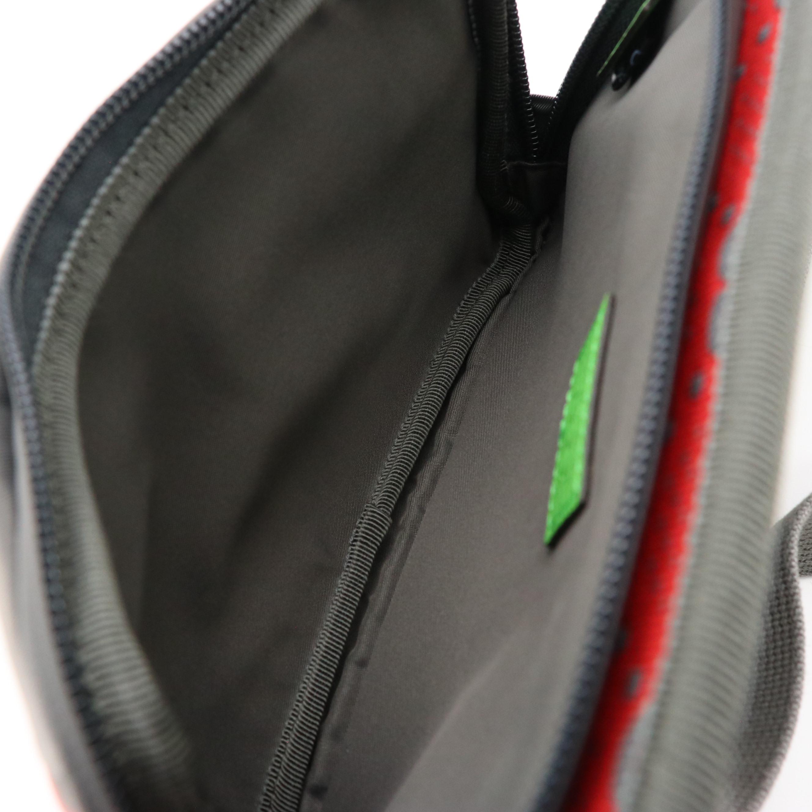 Gucci All Over Sporty Belt Bag in GG Jersey and Rubber Trim Nylon