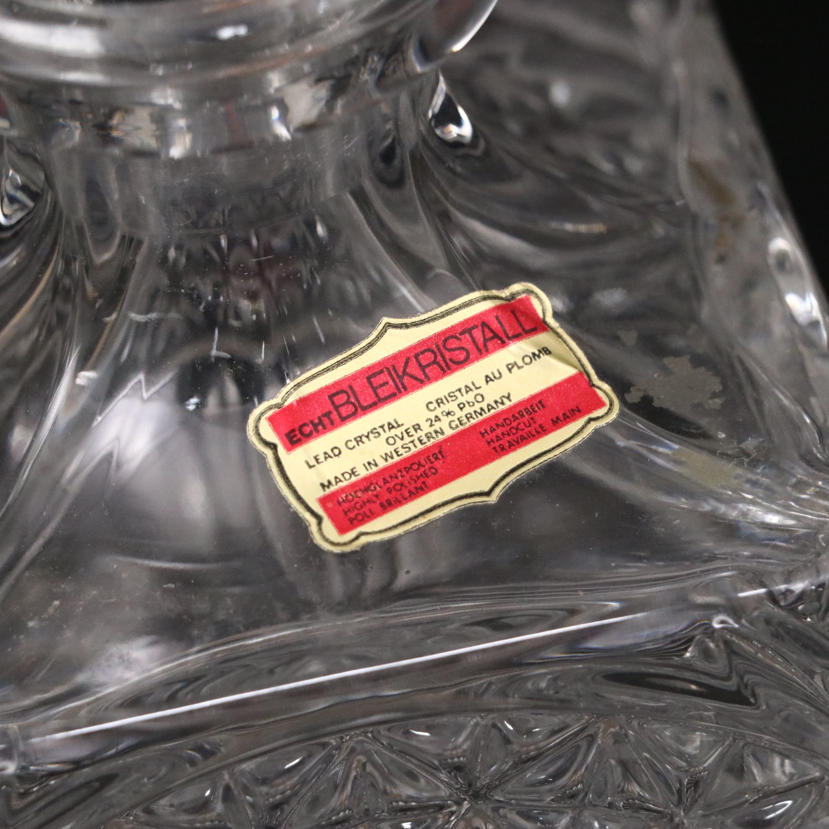 Vintage Bleikristall and Other Crystal Decanters