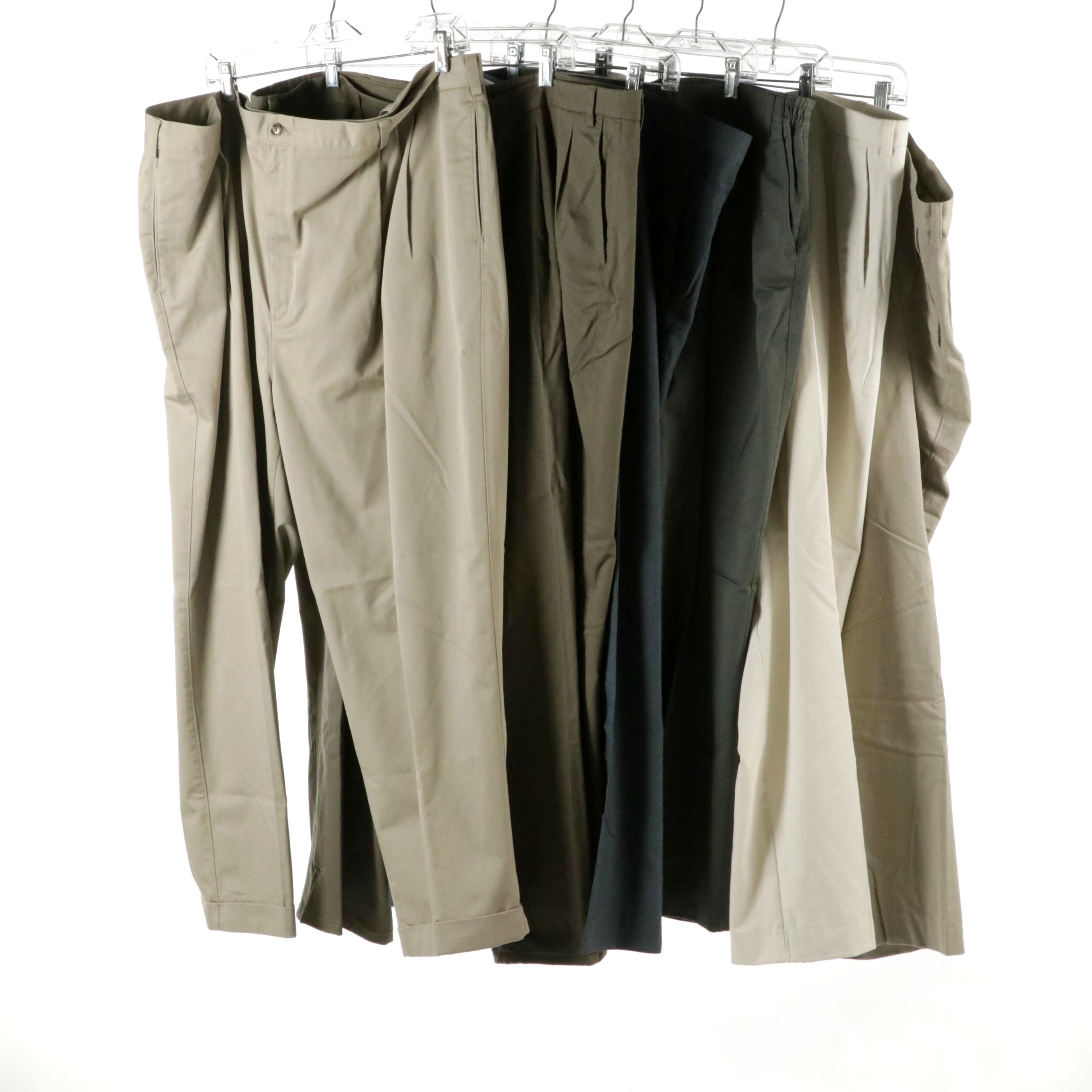 Men's St. John's Bay, Roundtree & York, and Towncraft Khakis and Pants