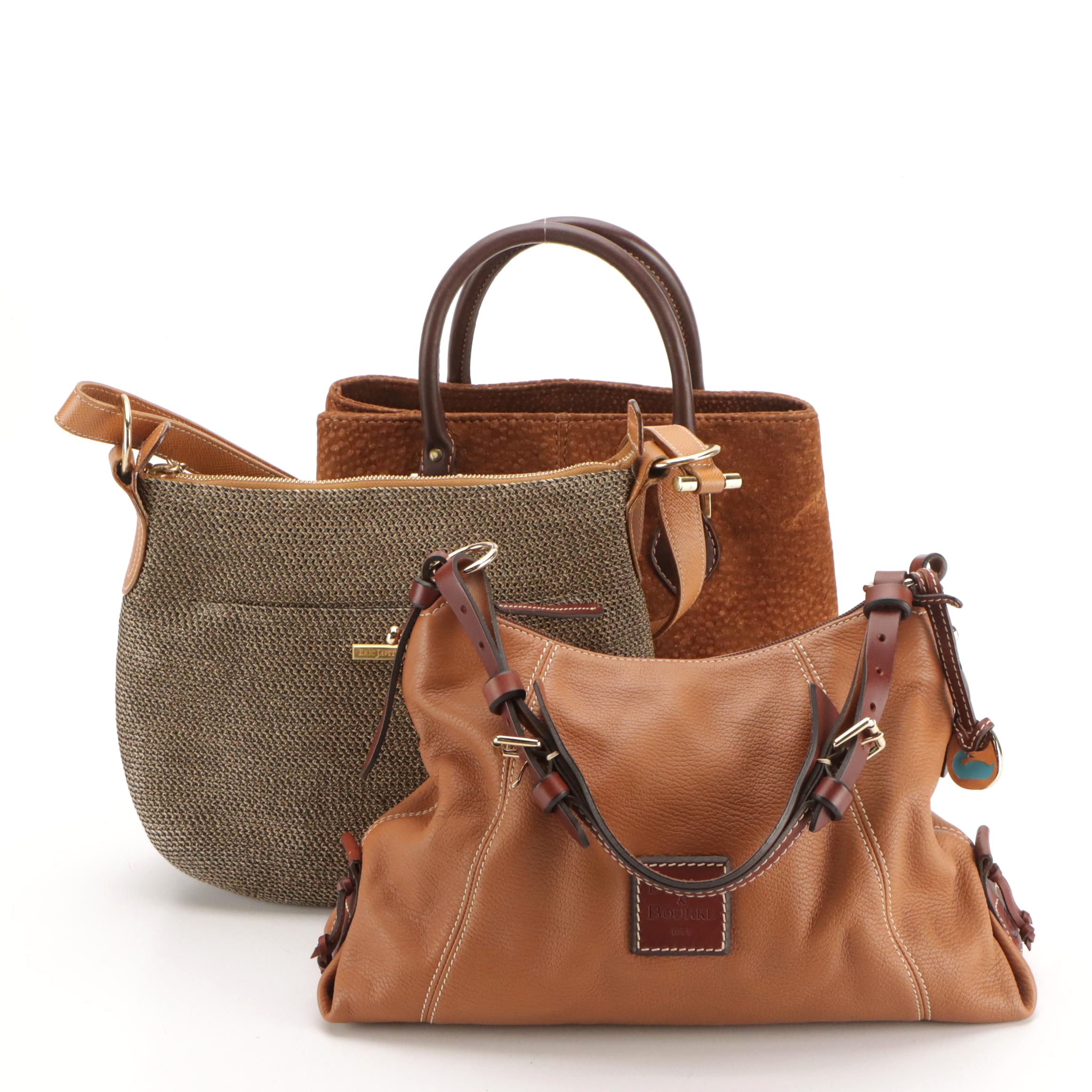 Dooney & Bourke Leather Hobo Bag with Talabartería and Eric Javits Purses