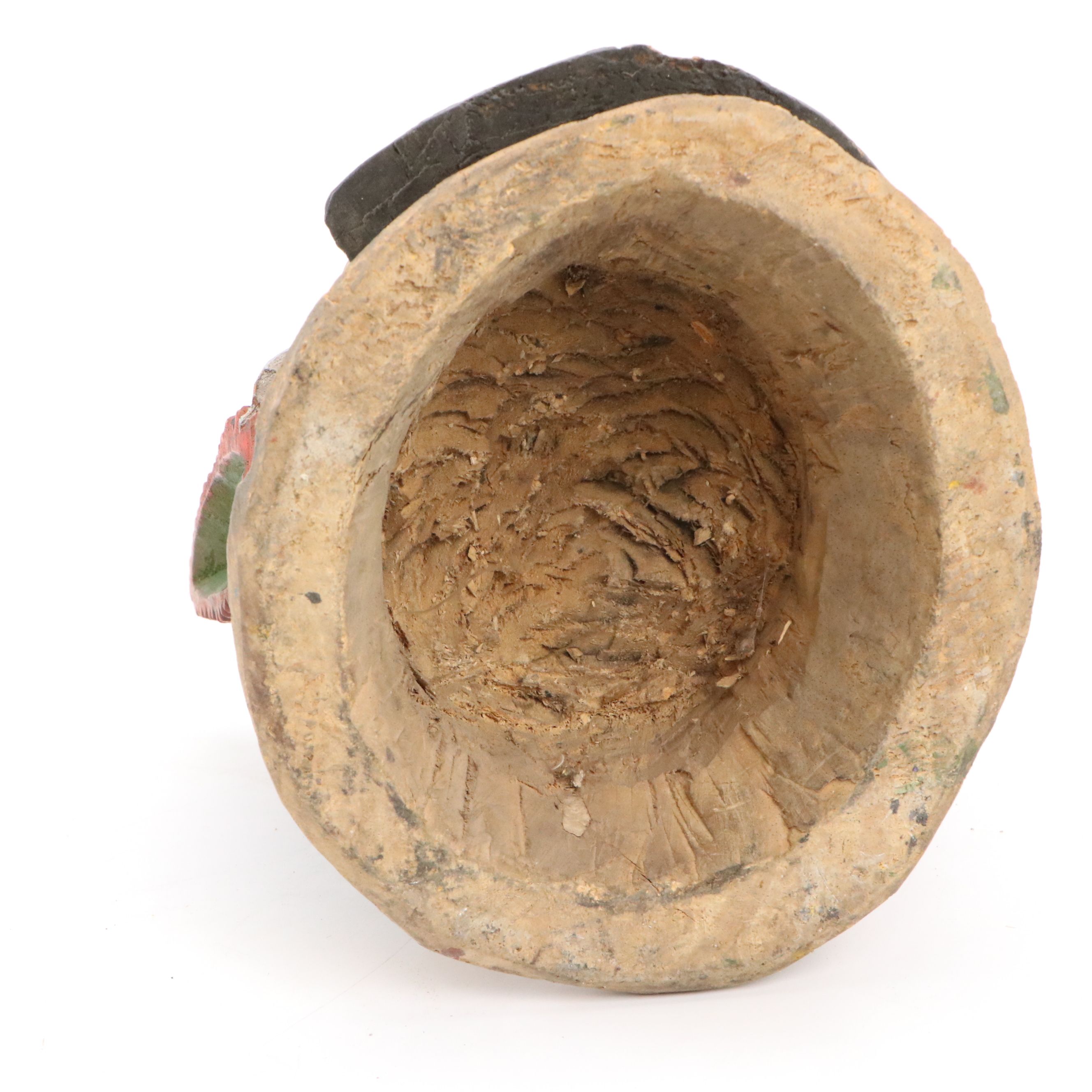 Yorùbá Gelede Polychrome Painted Carved Wood Helmet Mask