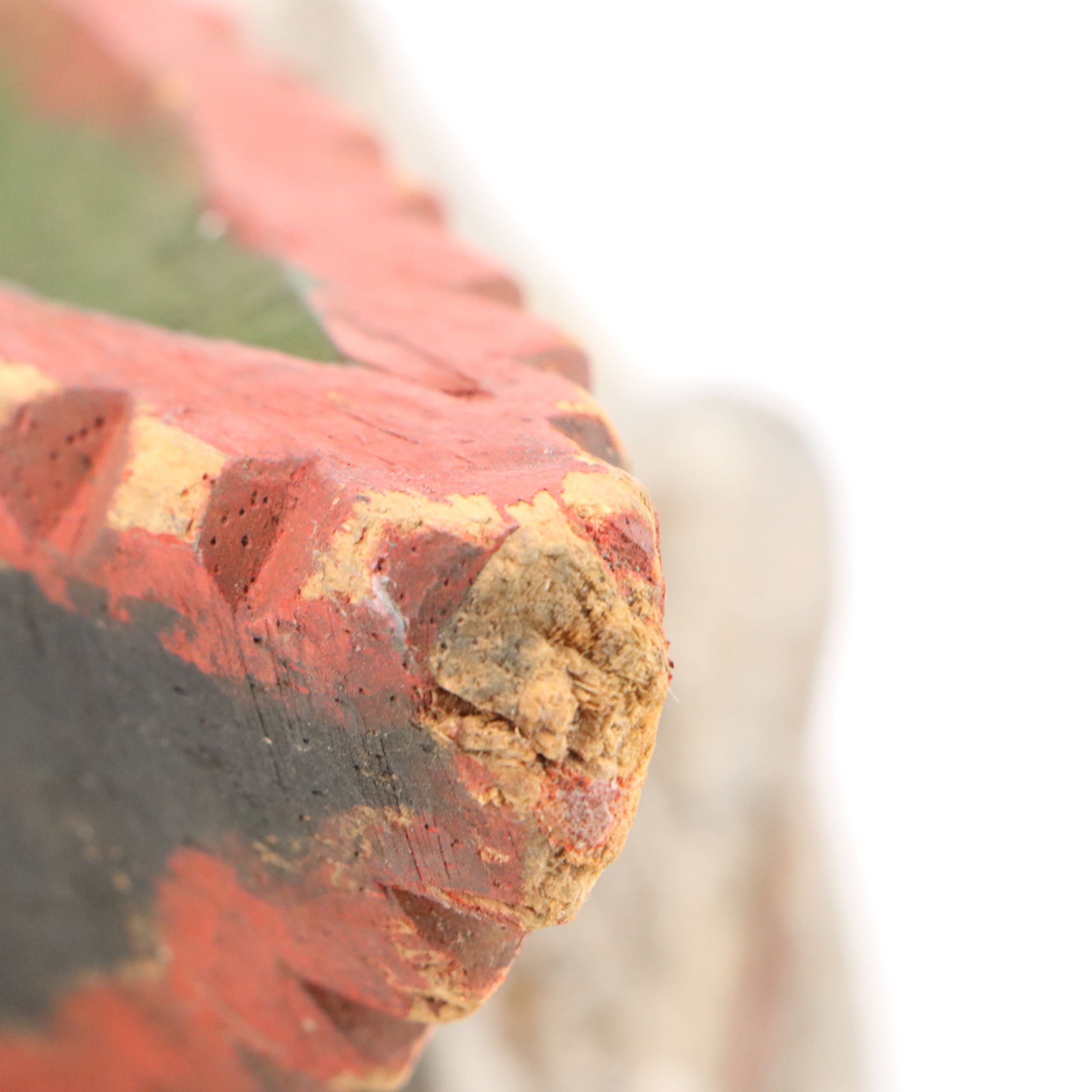 Yorùbá Gelede Polychrome Painted Carved Wood Helmet Mask