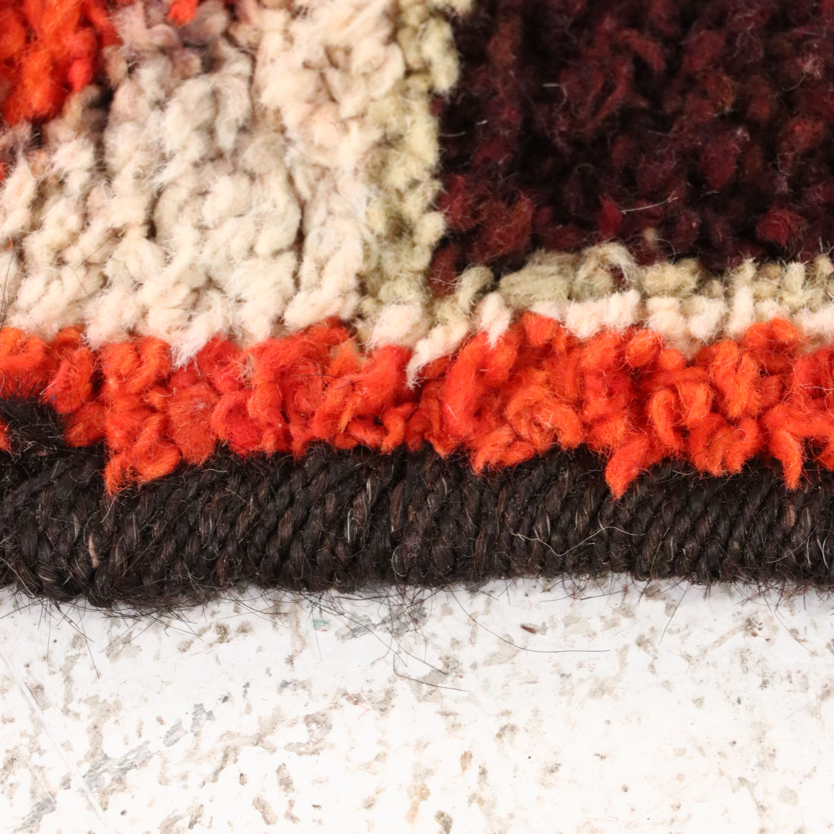 3'3 x 12'8 Hand-Knotted Moroccan Berber Long Rug