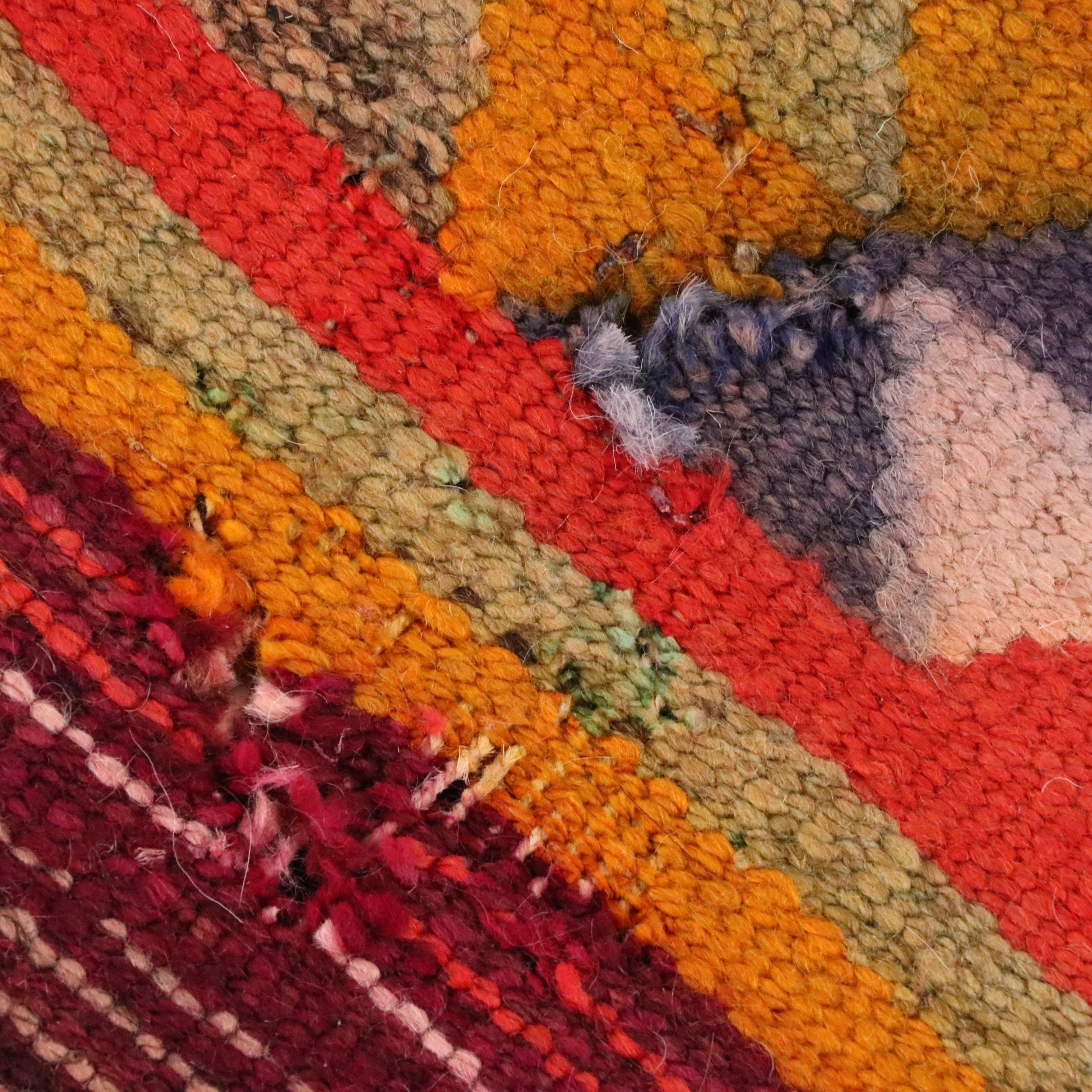 3'3 x 12'8 Hand-Knotted Moroccan Berber Long Rug