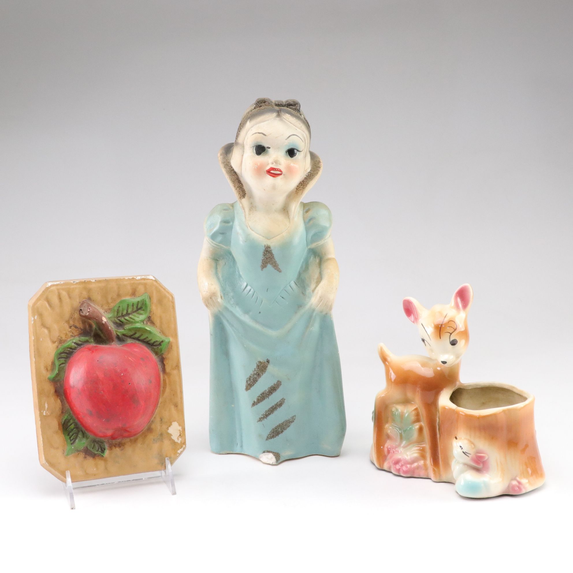 Disney's Snow White Figurine with Bambi Planter & More