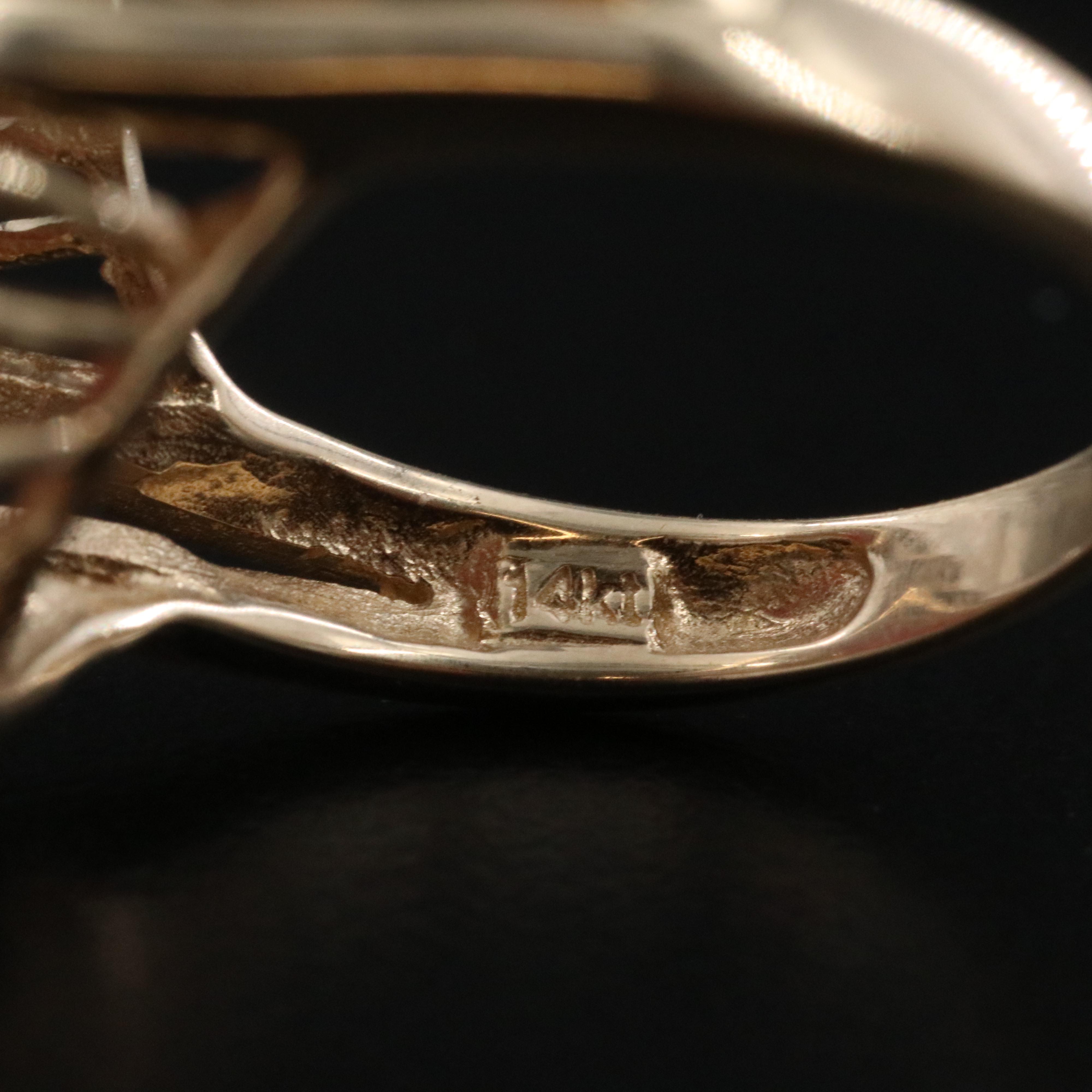 14K Filled Corundum and 1.56 CTW Diamond Ring