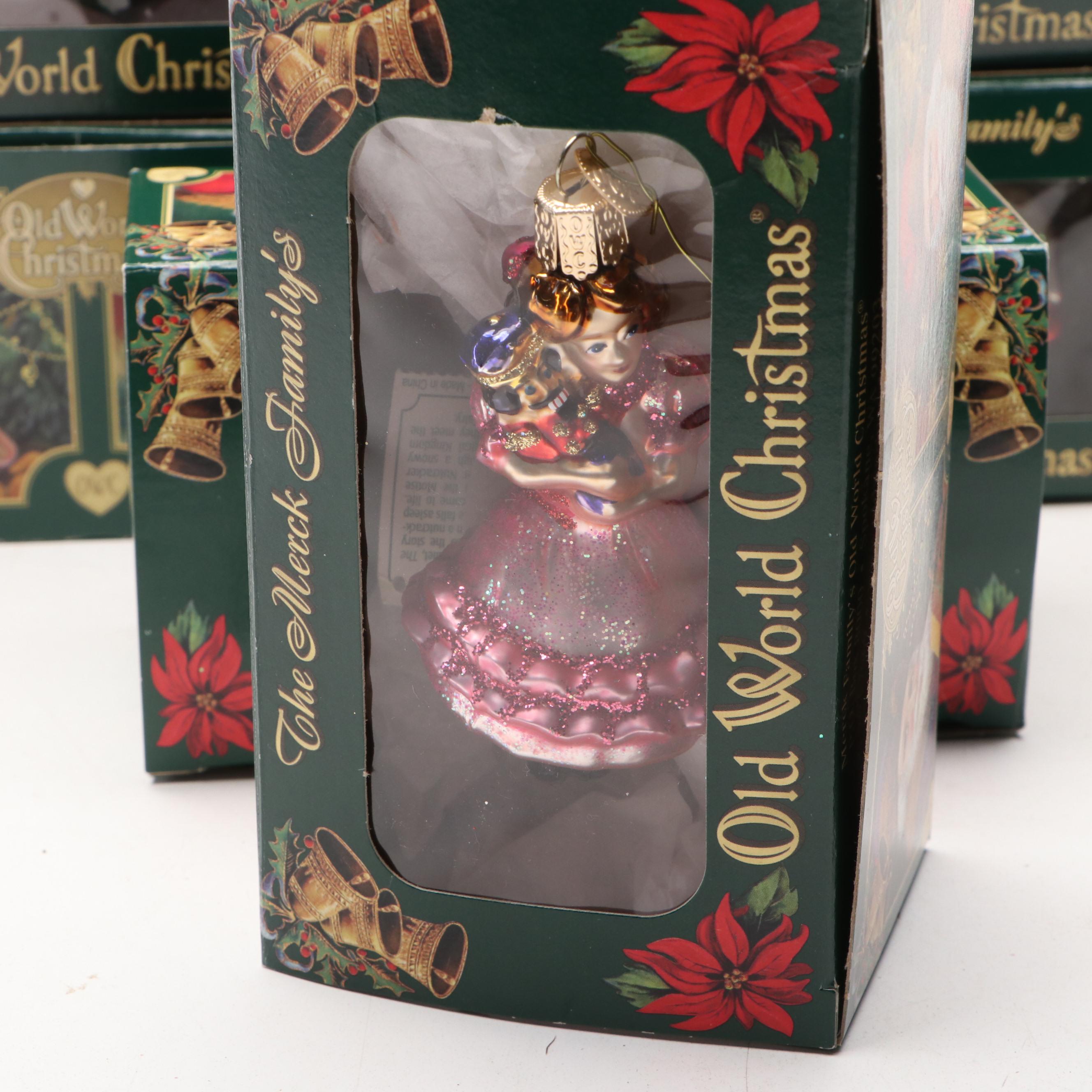Old World Christmas "Chocolate Cupcake," "Holiday Home" and More Glass Ornaments