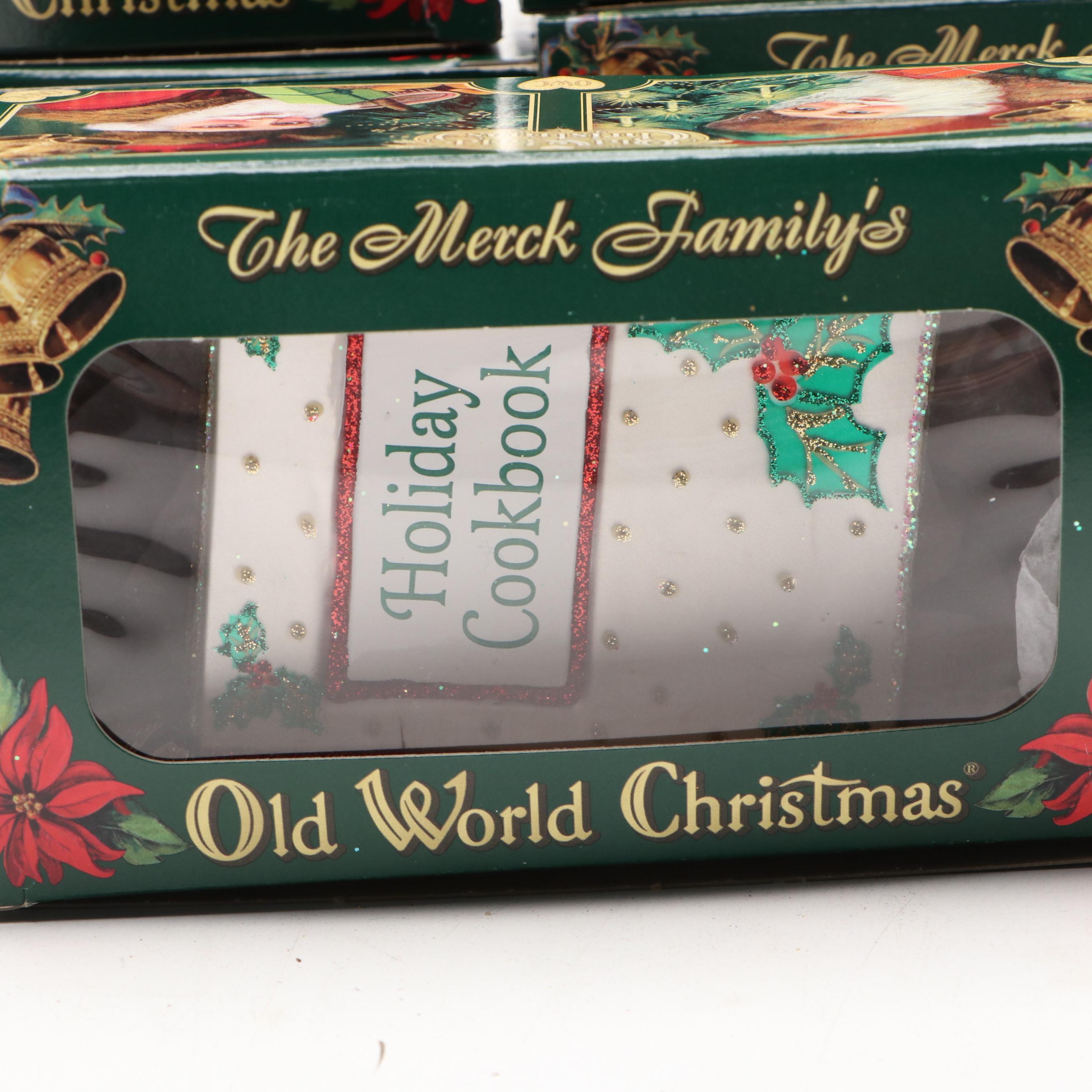 Old World Christmas "Chocolate Cupcake," "Holiday Home" and More Glass Ornaments