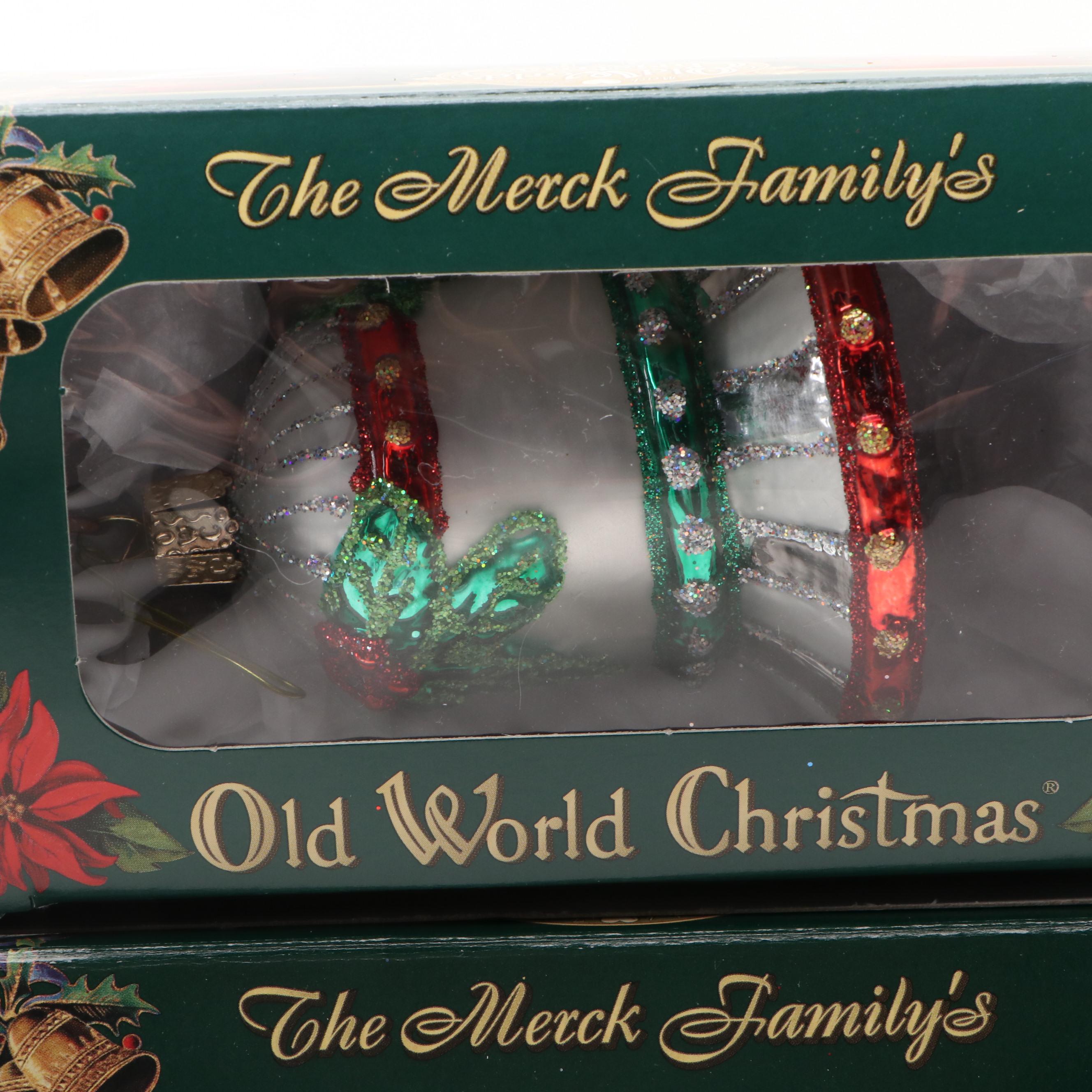 Old World Christmas "Chocolate Cupcake," "Holiday Home" and More Glass Ornaments