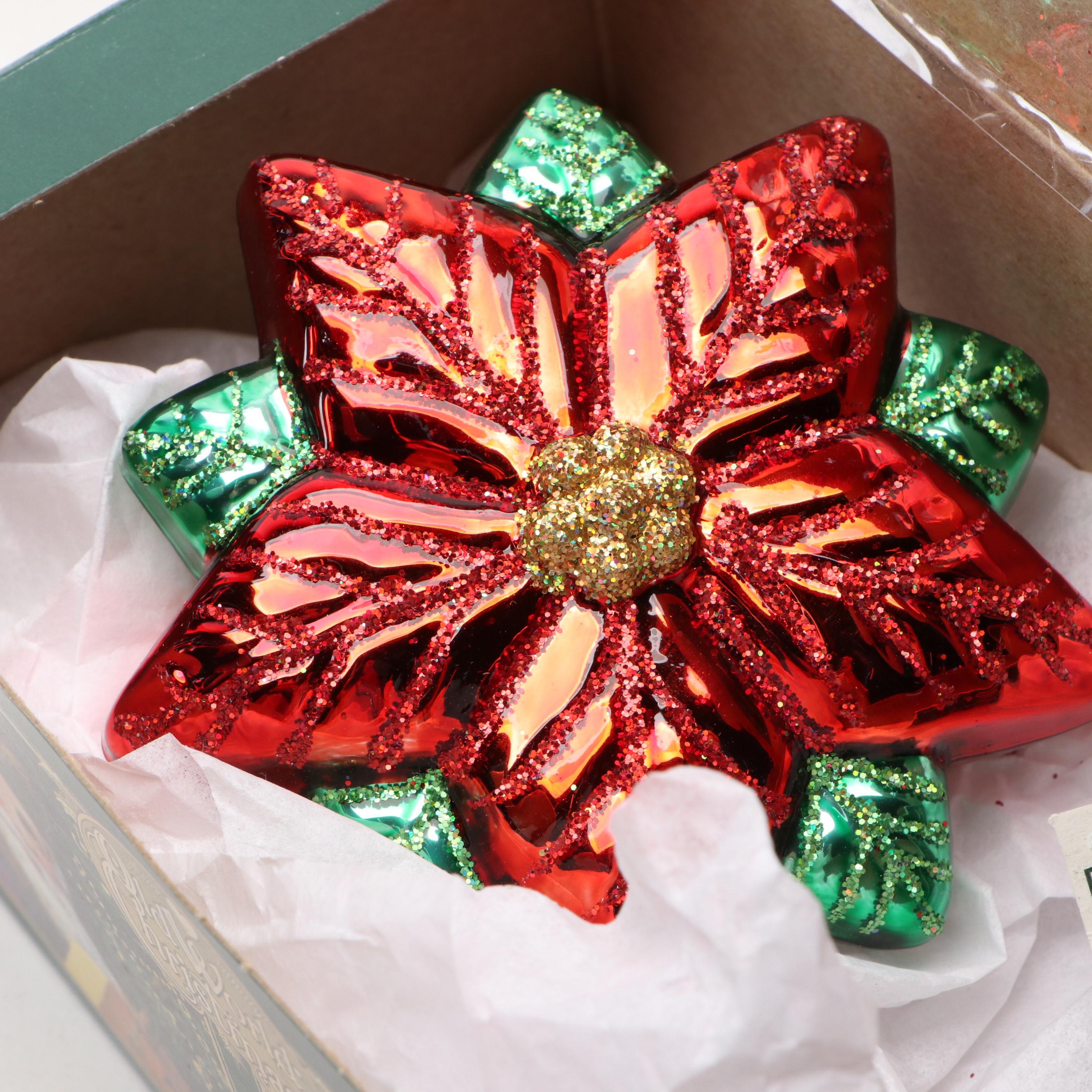 Old World Christmas "Chocolate Cupcake," "Holiday Home" and More Glass Ornaments