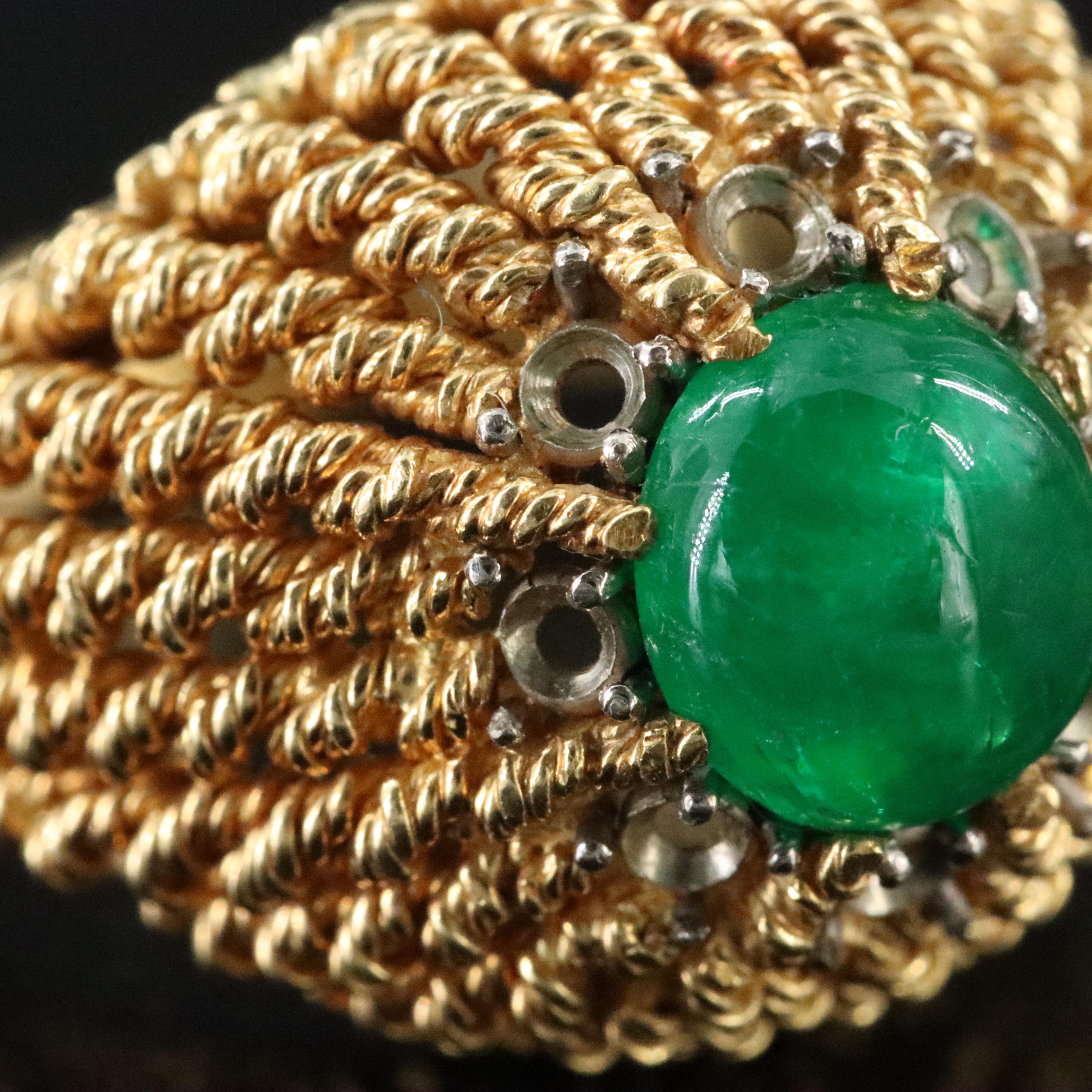 18K Emerald Ring
