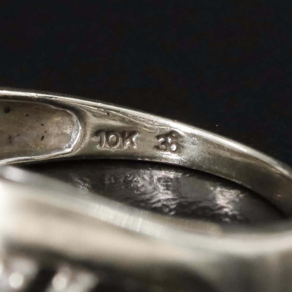 10K 0.35 CTW Diamond Braided Ring