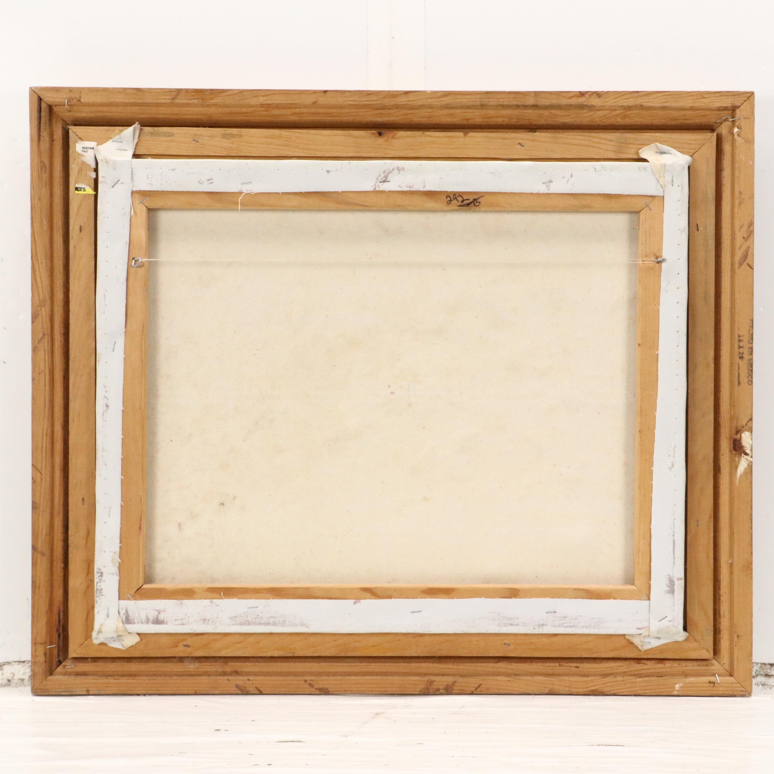 Textured Oil Painting Floral Still Life of Bouquet, Late 20th Century