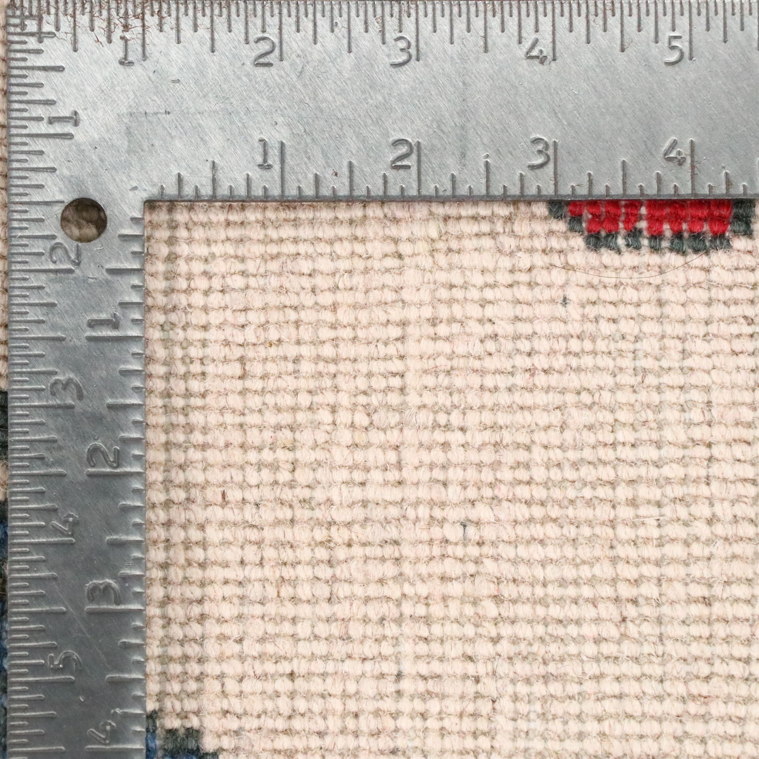 2'7 x 9'9 Hand-Knotted Afghan Pictorial War Carpet Runner