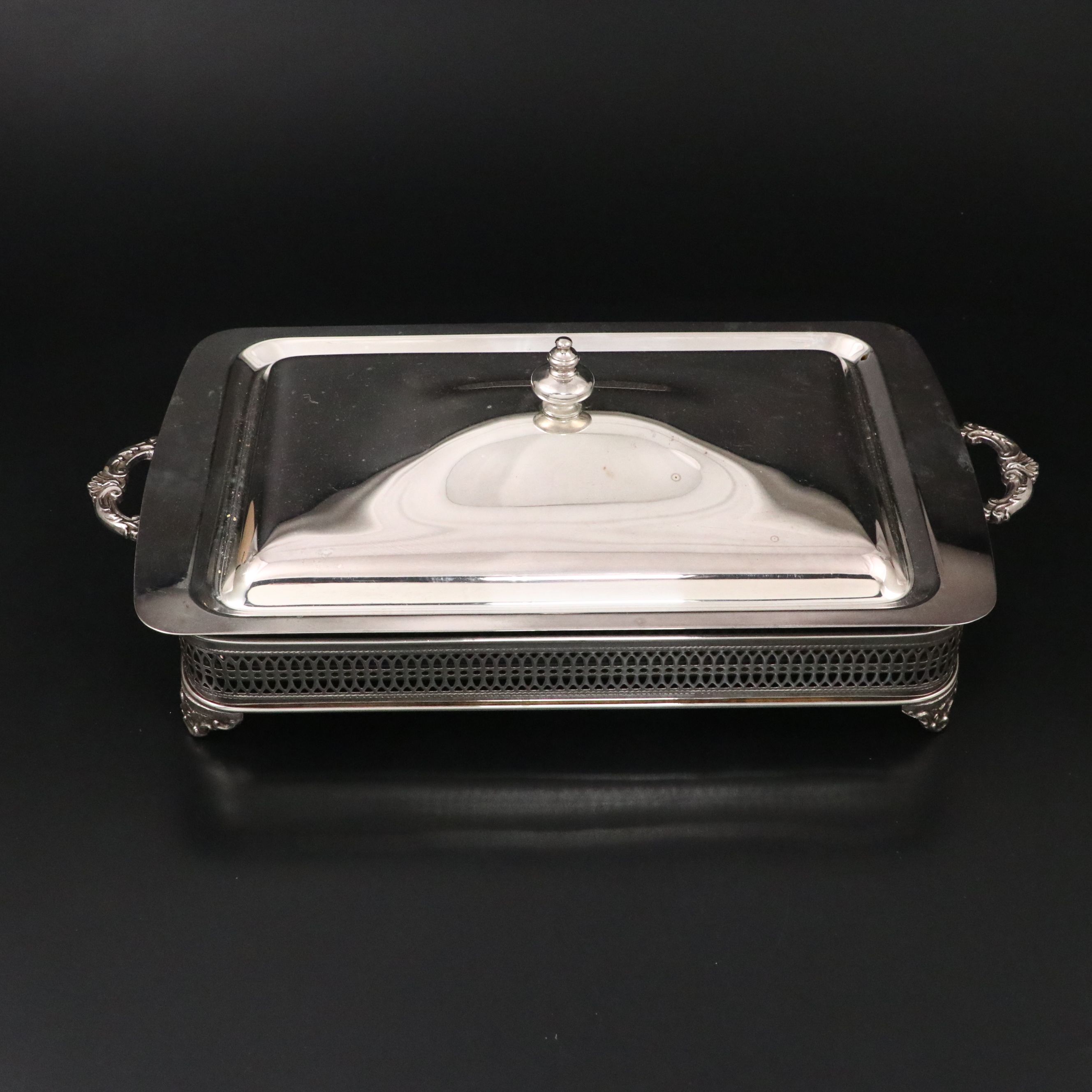 Silver Plate Chafing Dishes and Casserole Dishes