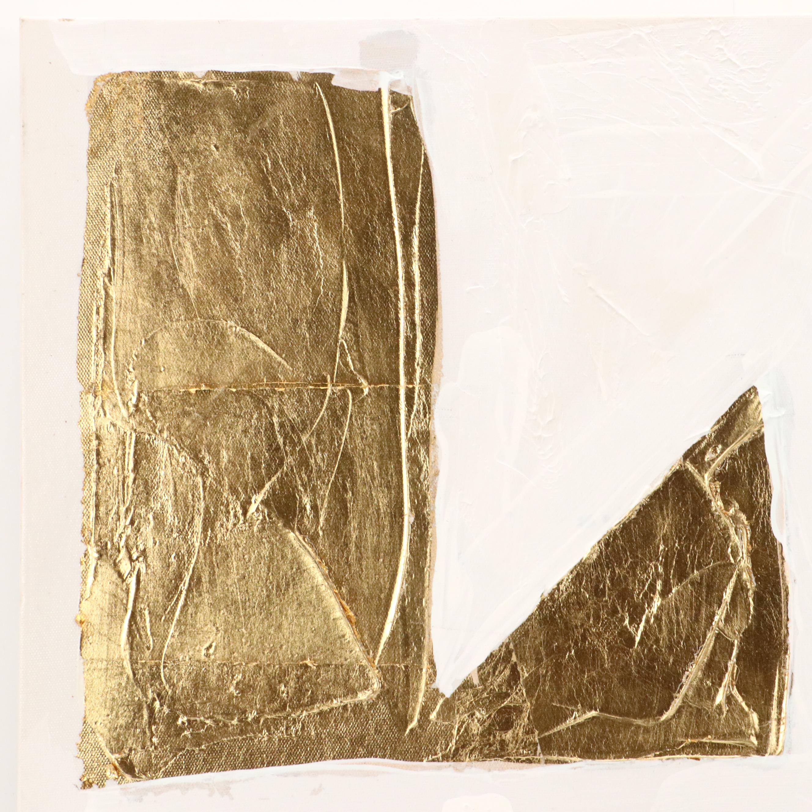 After Robert Indiana Minimalist Mixed Media Painting "Love," Circa 2010