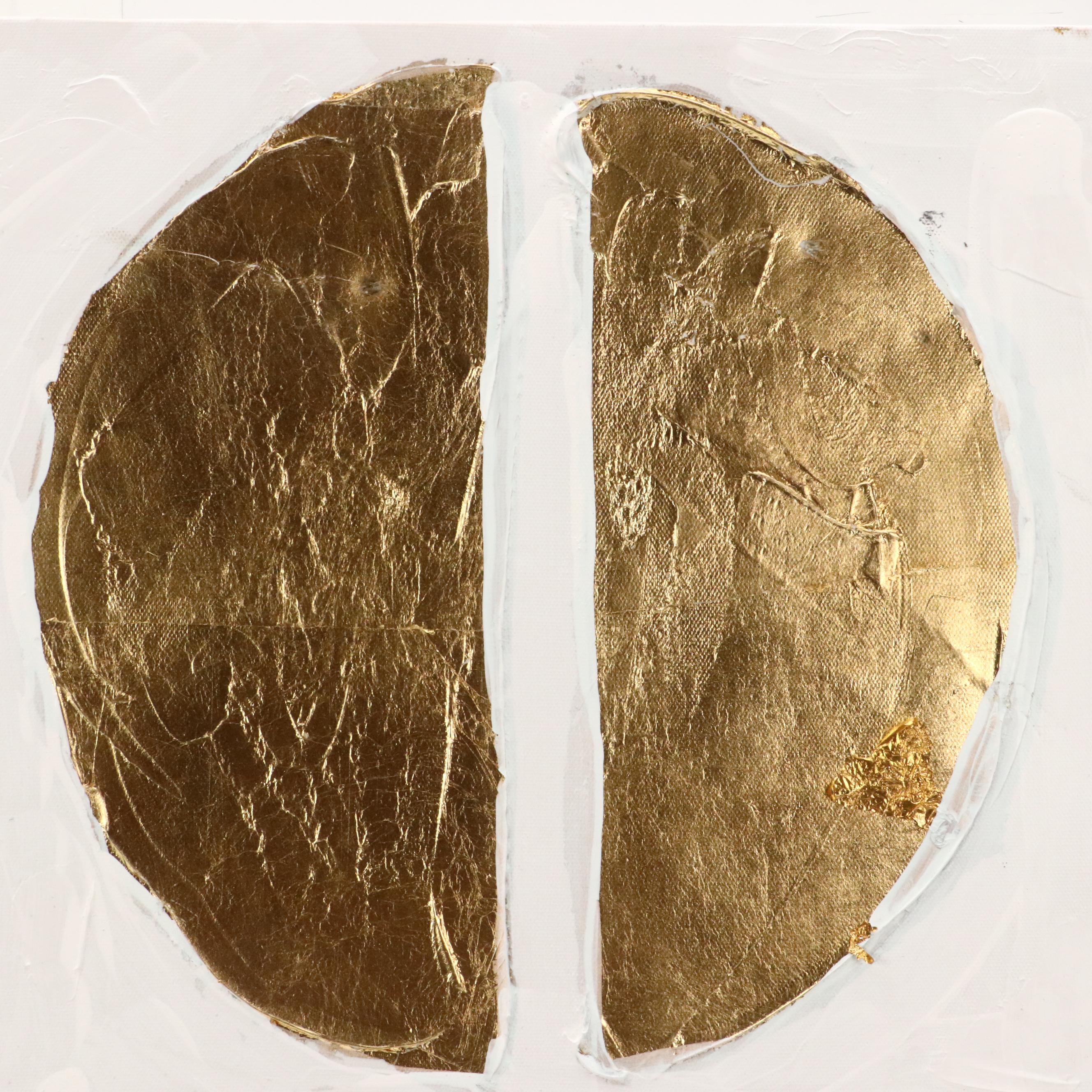 After Robert Indiana Minimalist Mixed Media Painting "Love," Circa 2010