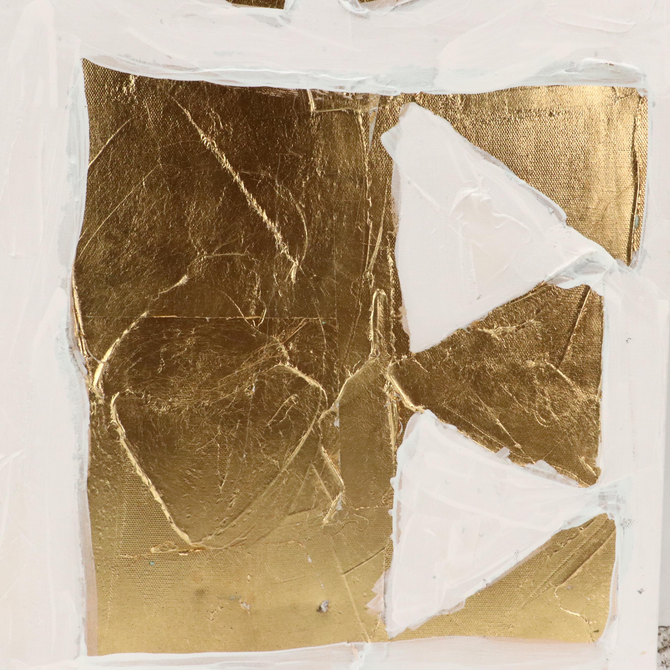 After Robert Indiana Minimalist Mixed Media Painting "Love," Circa 2010