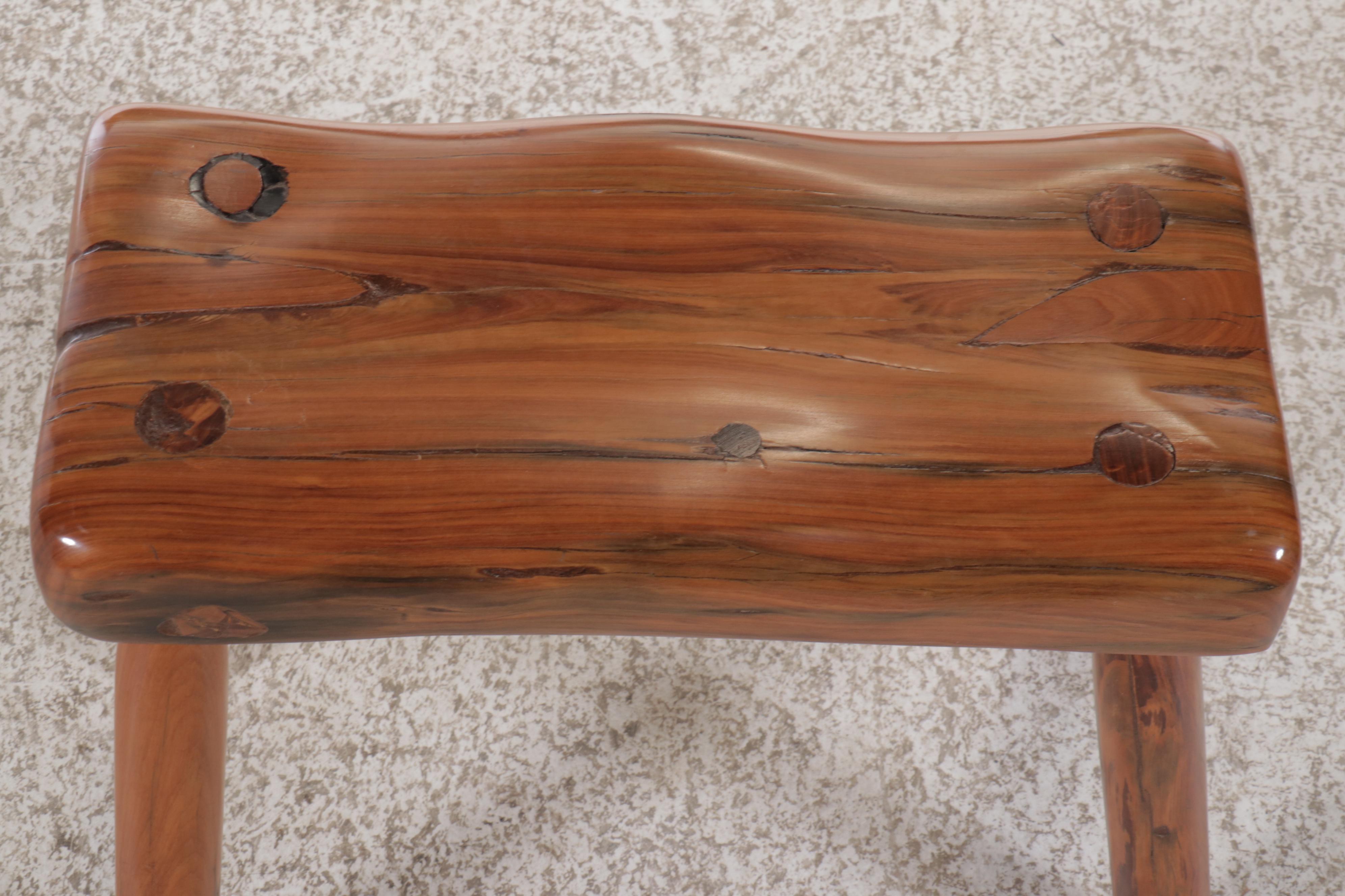 Primitive Style Wooden Stool