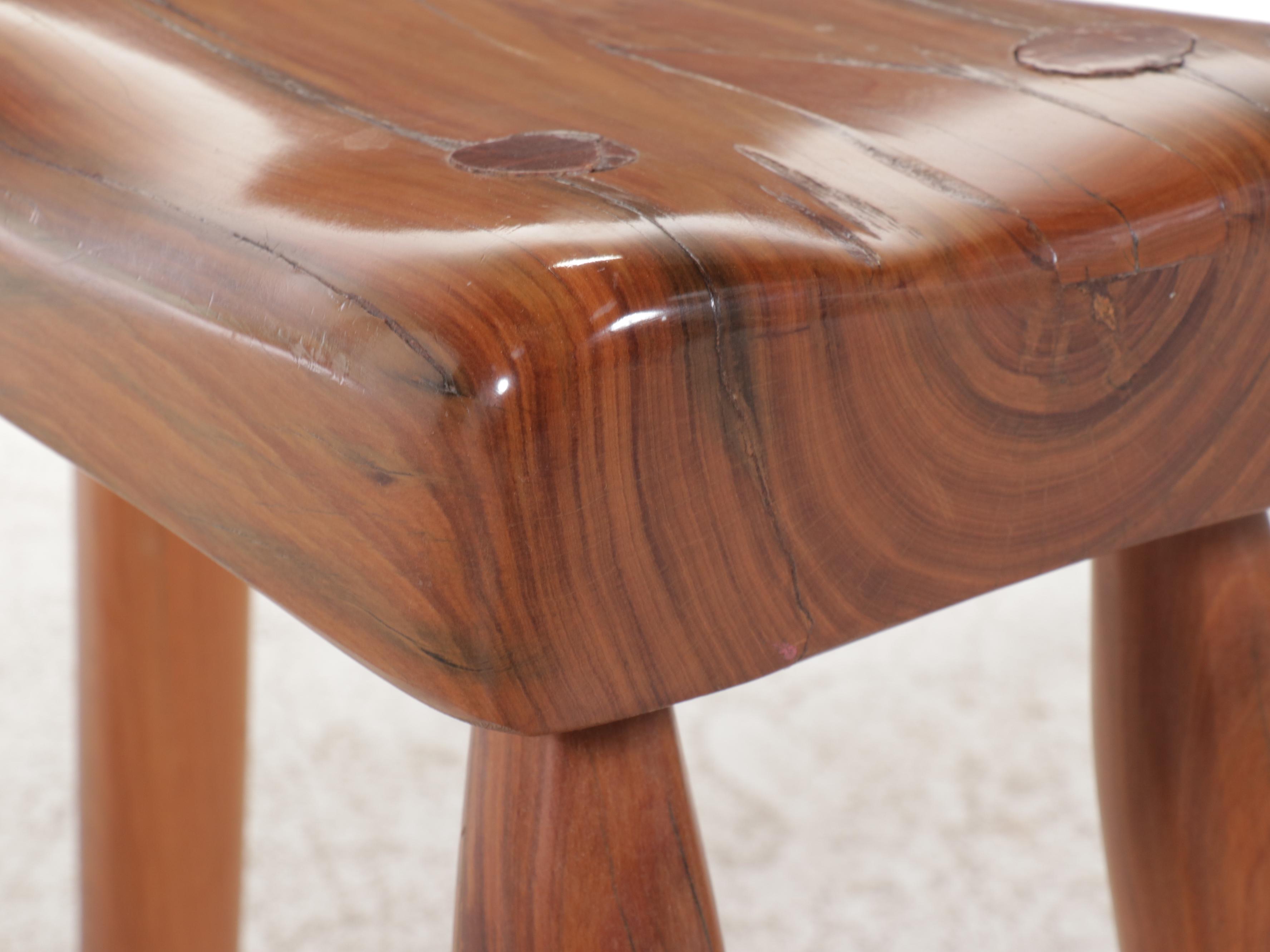 Primitive Style Wooden Stool