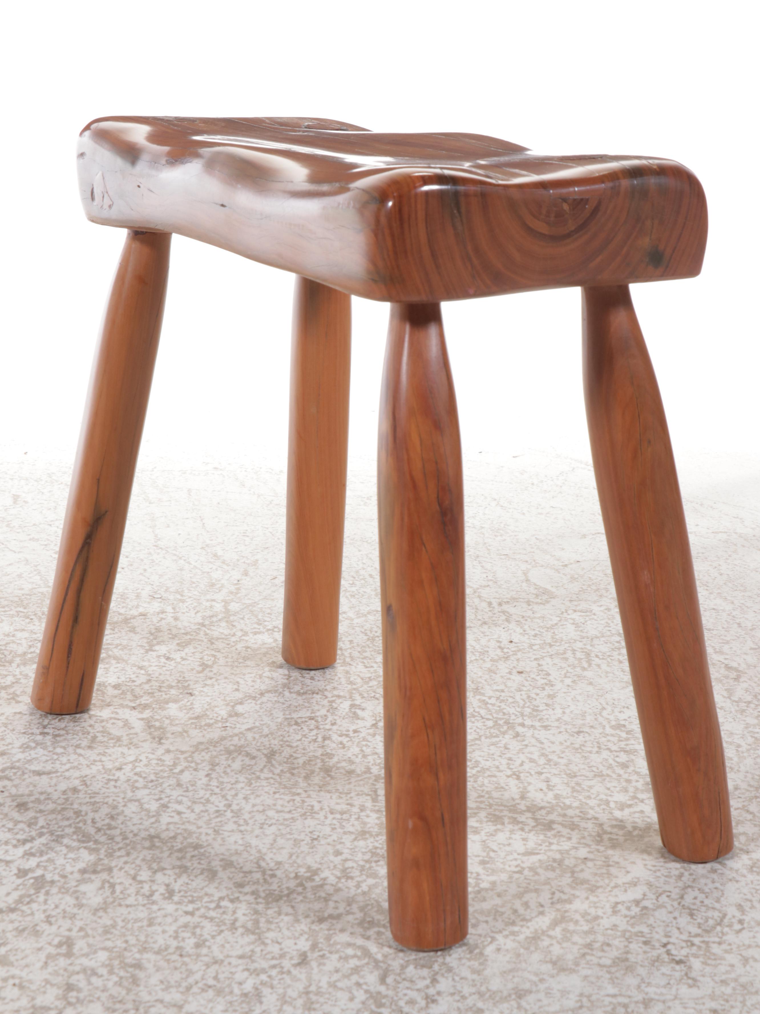 Primitive Style Wooden Stool