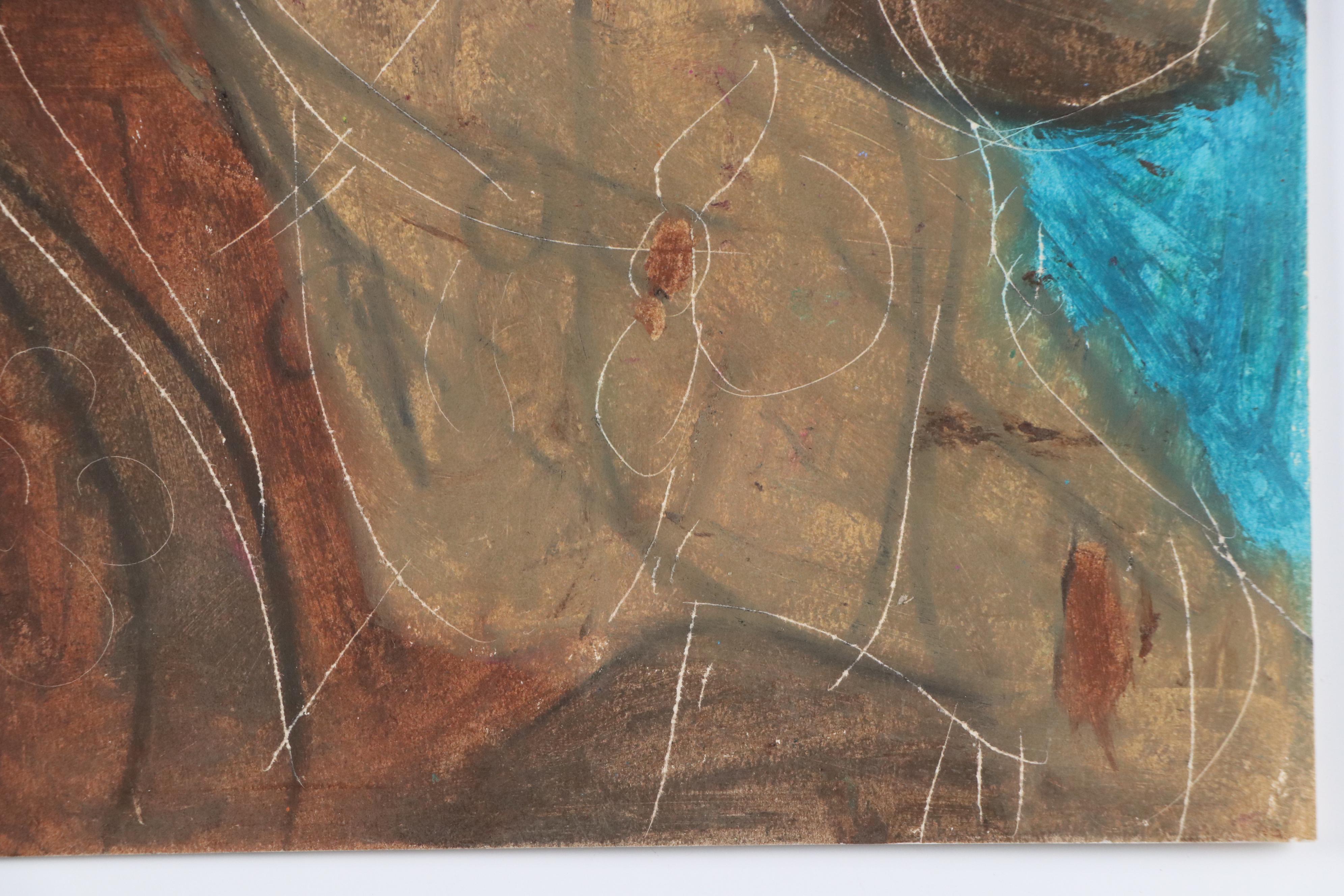 Fred R. Schwartz Pastel Drawing "Woman"