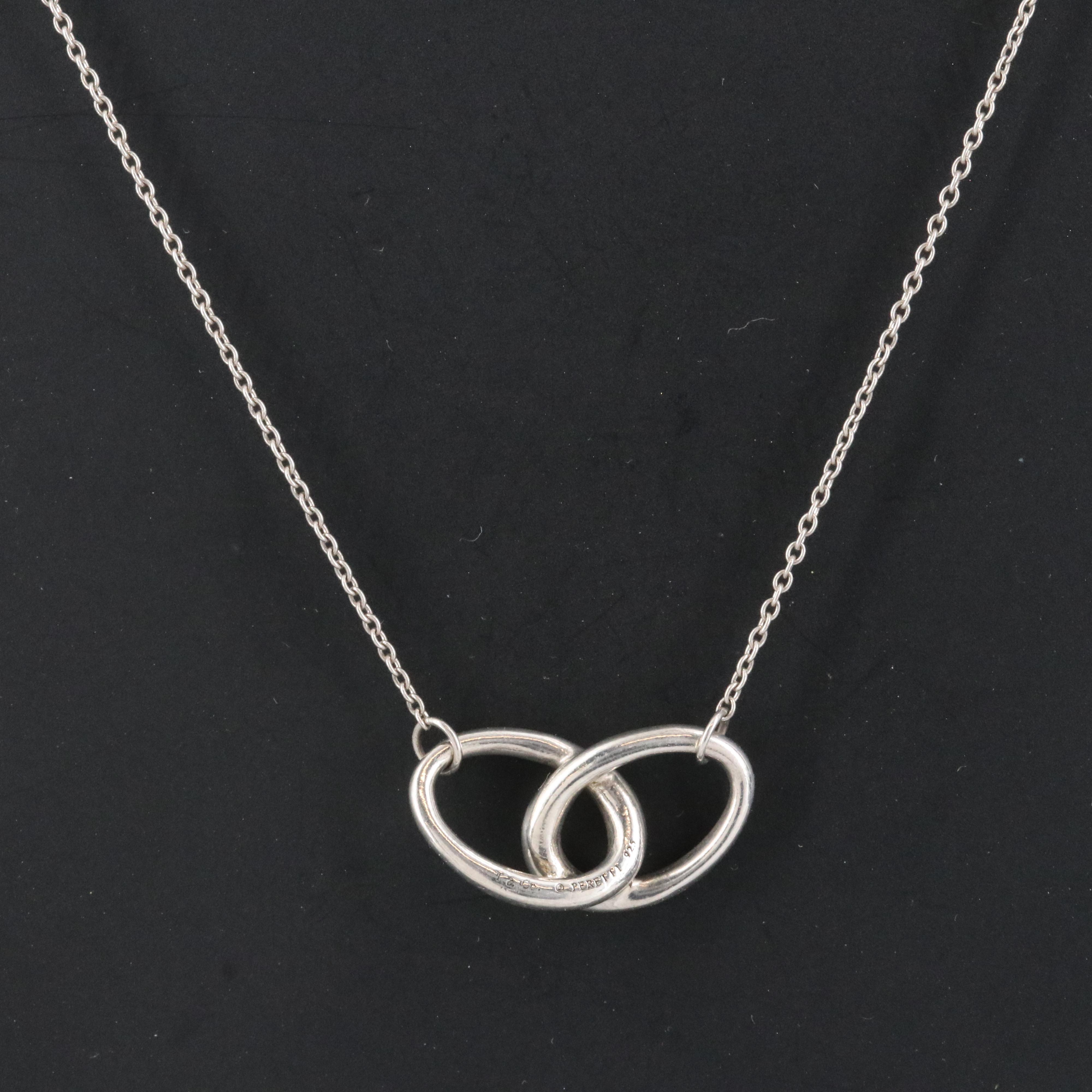 Elsa Peretti for Tiffany & Co. Sterling Oval Links Necklace