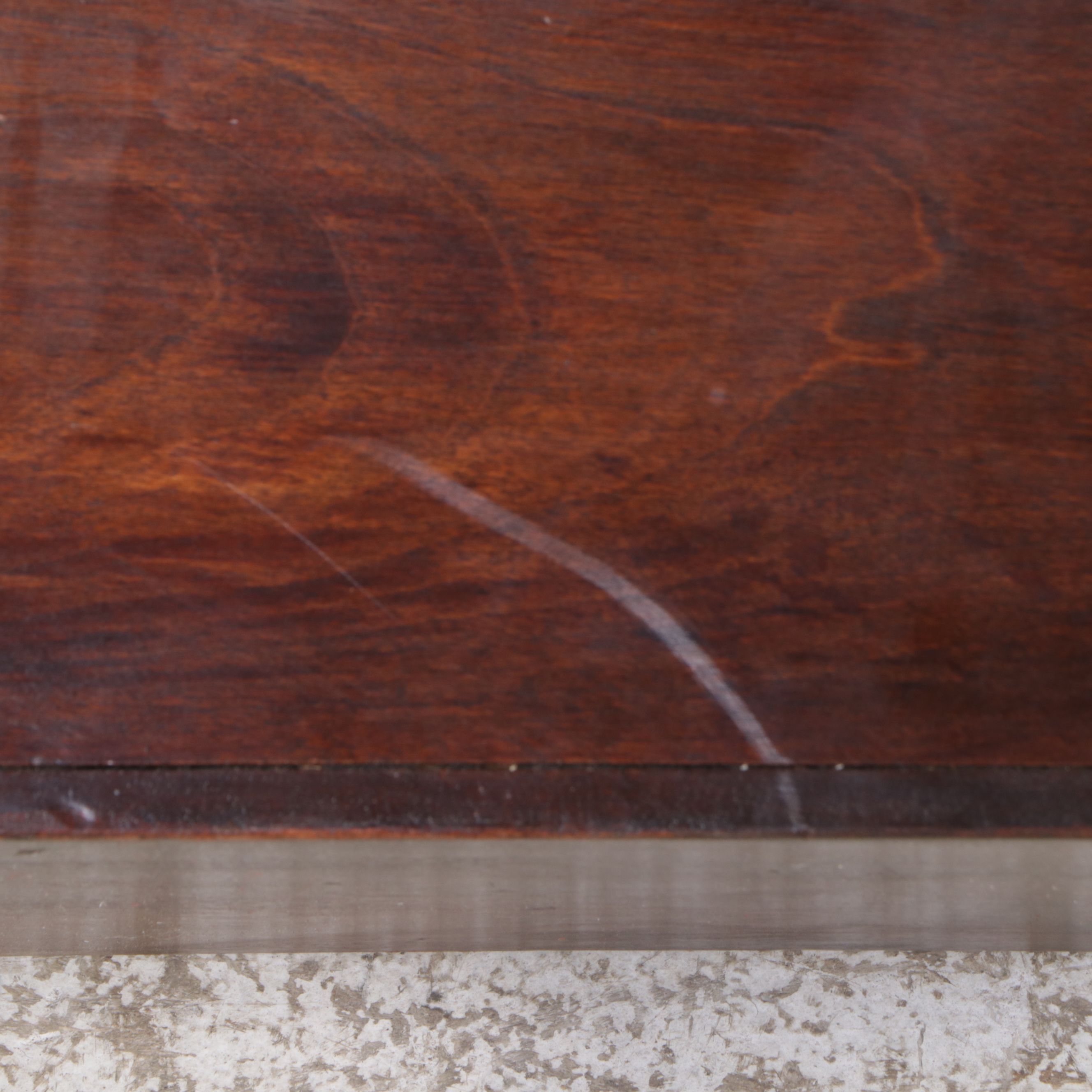 Arts & Crafts Style Two-Tier Book Trough