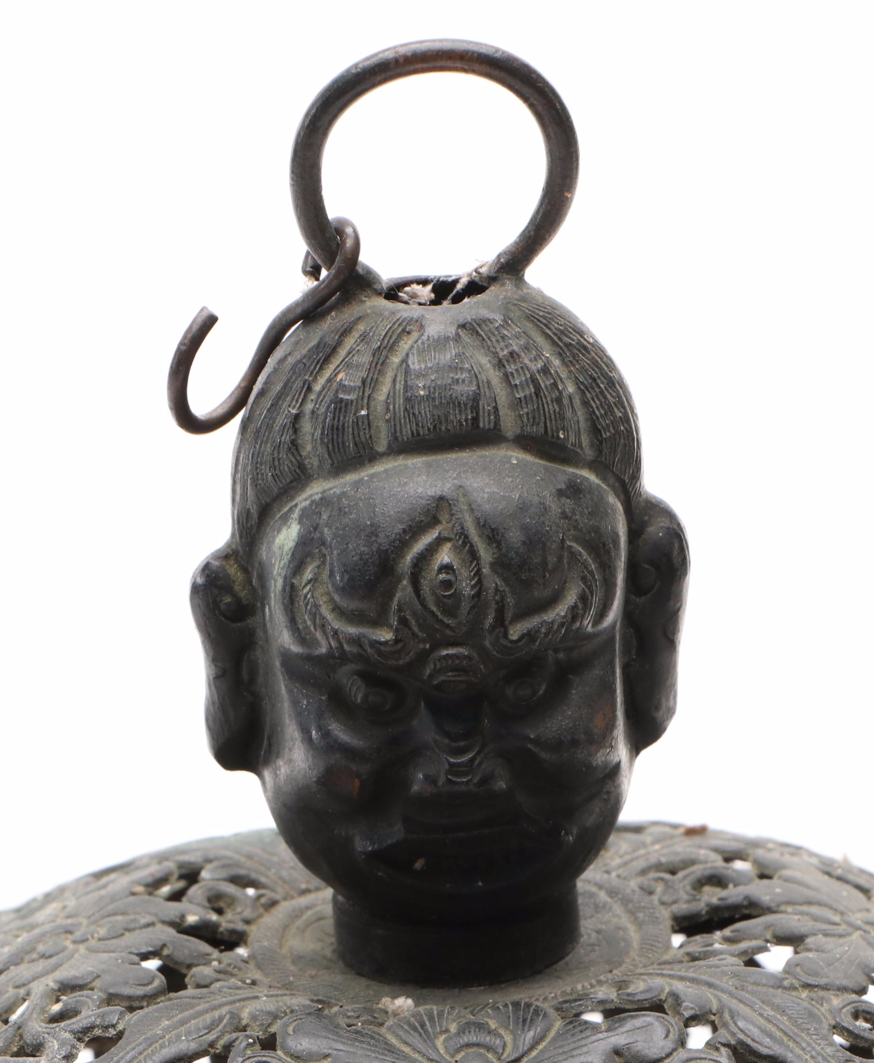 Chinese Style Reticulated Metal Lantern